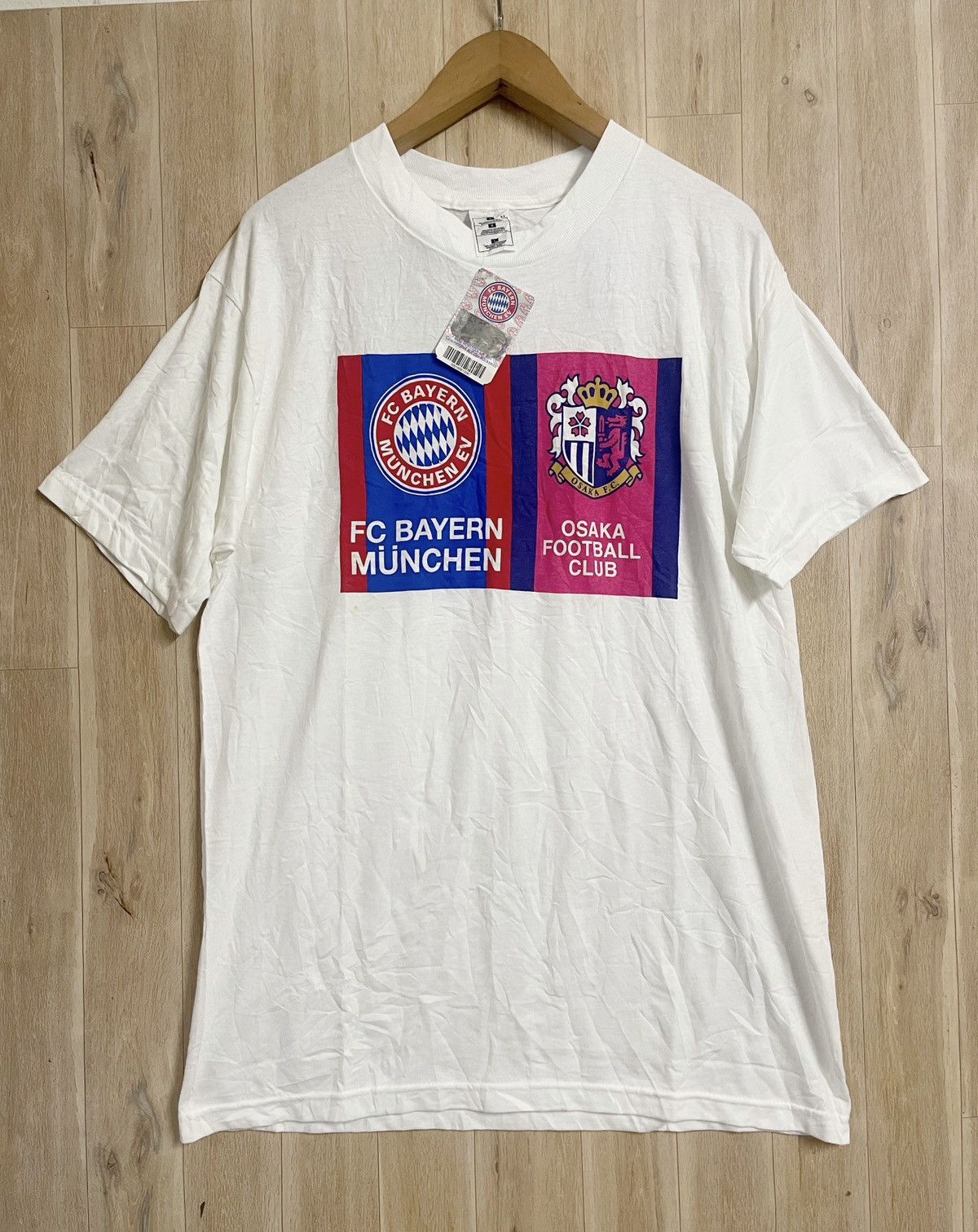 Sports Specialties Vintage 90’s Bayern Munchen T shirt VS Osaka FC T shirt L Size US L / EU 52-54 / 3 - 1 Thumbnail