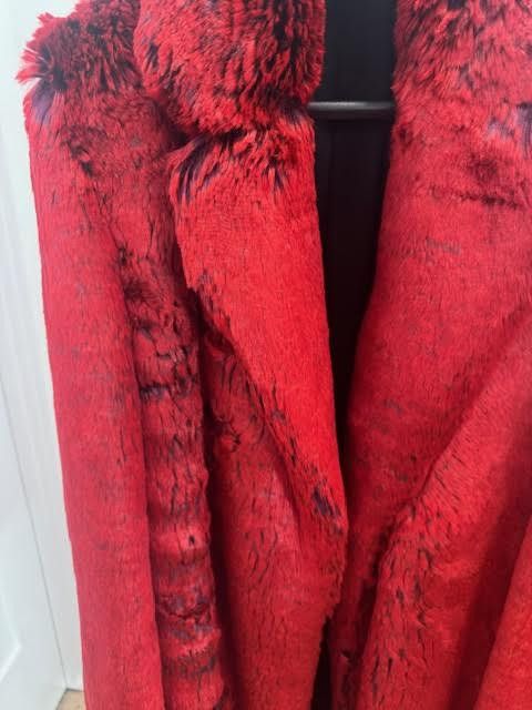 Calvin Klein 205W39NYC Calvin Klein 205W39NYC Faux Fur Red coat Size M / US 6-8 / IT 42-44 - 5 Thumbnail