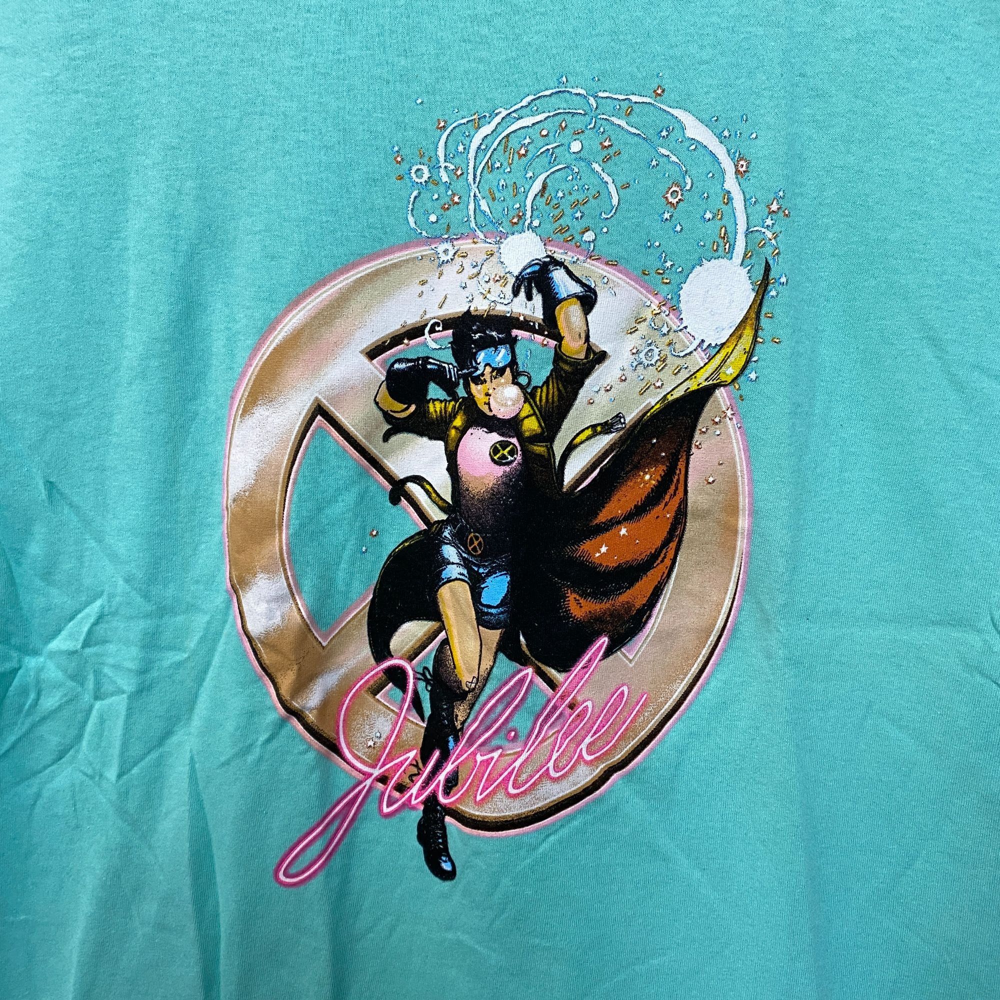 Marvel Comics Marvel Teal Jubilee XMen Tshirt size Extra Large Size US XL / EU 56 / 4 - 2 Thumbnail