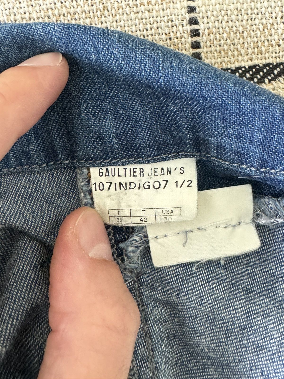 Jean Paul Gaultier × Vintage Vintage Gaultier denim top Size M / US 6-8 / IT 42-44 - 8 Thumbnail
