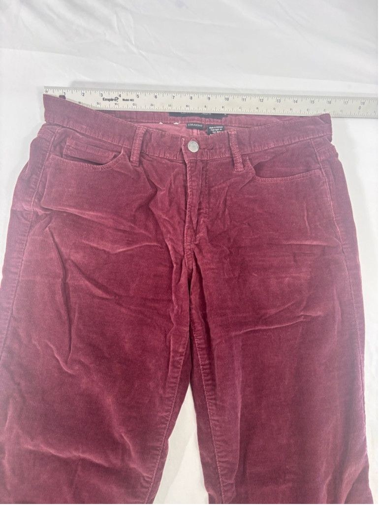 Calvin Klein Women's Calvin Klein Jeans Size 10 Red Corduroy Pants Size 32" / US 10 / IT 46 - 2 Thumbnail