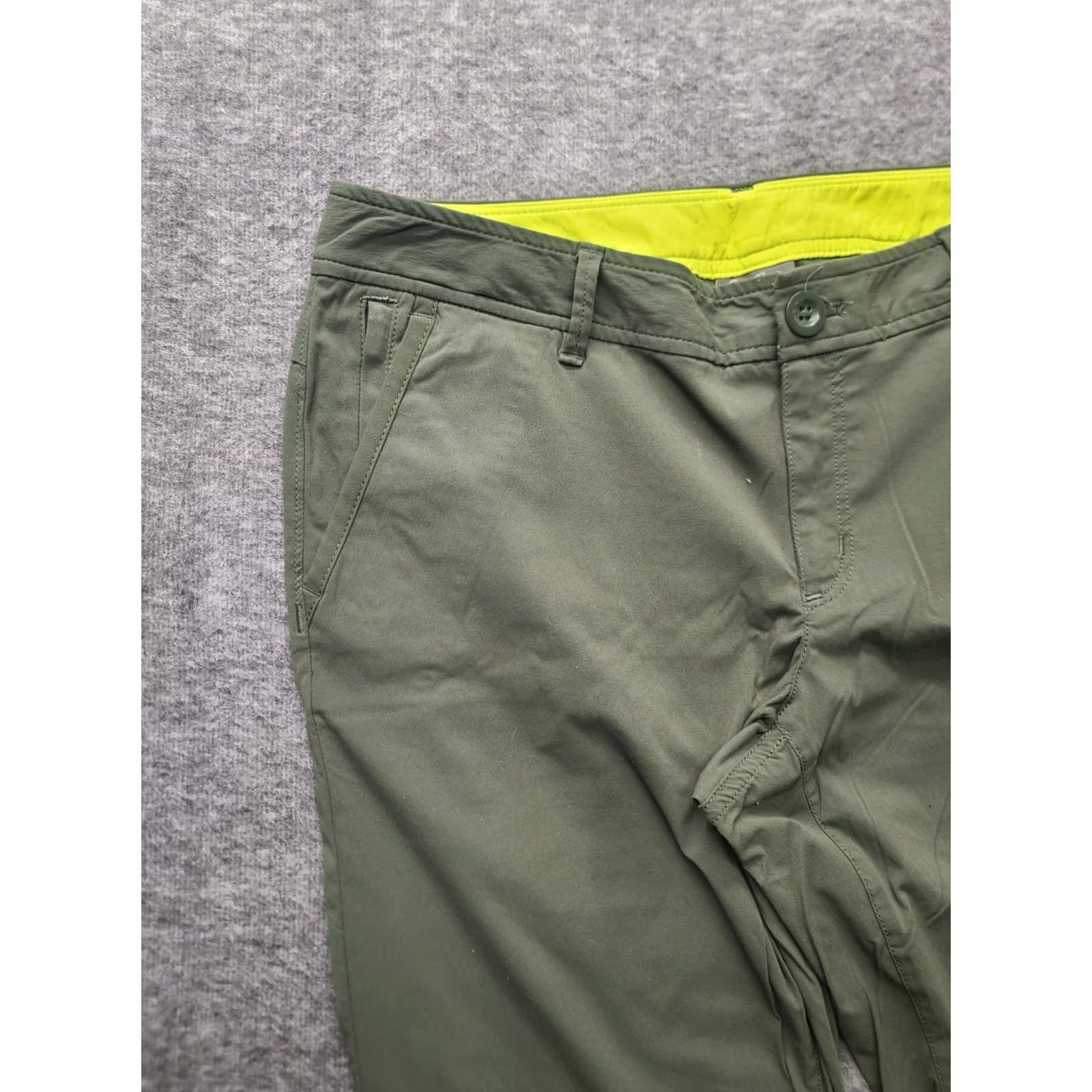 Eddie Bauer Eddie Bauer Travex Pants Womens 6x30 Regular Mid Rise Straight Leg Hiking Pants Green 30in Inseam Size 28" / US 6 / IT 42 - 7 Thumbnail