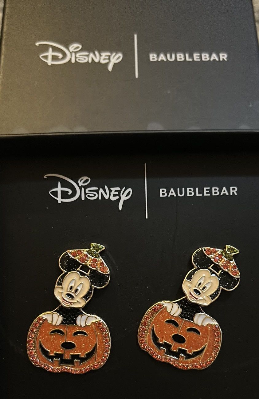 Disney Disney X BAUBLEBAR Mickey in Pumpkin Earrings Size ONE SIZE - 2 Thumbnail