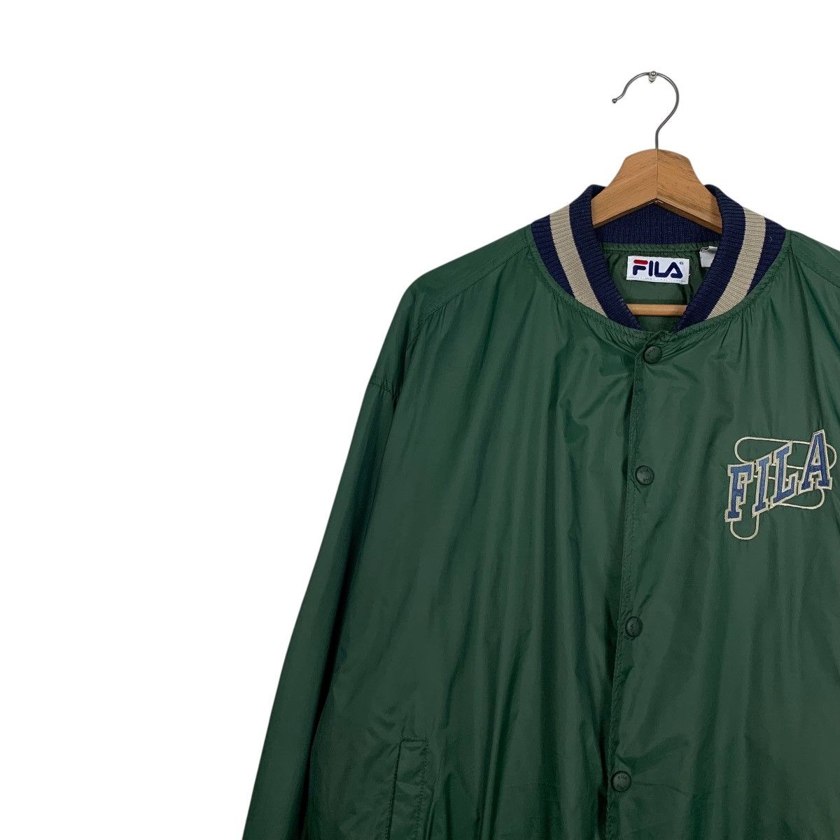 Fila Vintage 90’s FILA Big Logo Coach Jacket Varsity #2595-C117 Size US M / EU 48-50 / 2 - 6 Thumbnail