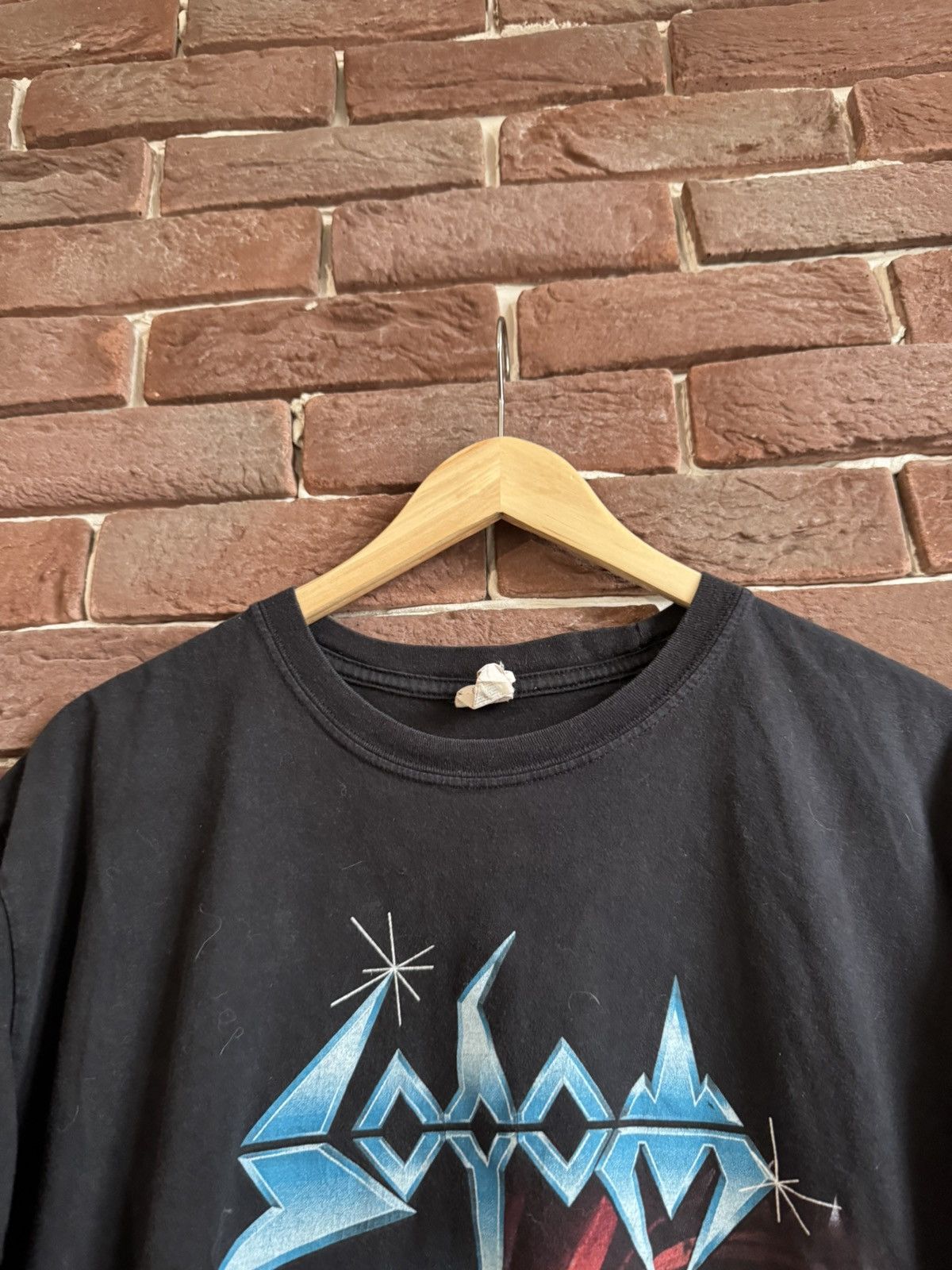 Band Tees Sodom Agent Oranfe Thrash Metal Tour Band Tshirt XL Black Size US XL / EU 56 / 4 - 4 Thumbnail