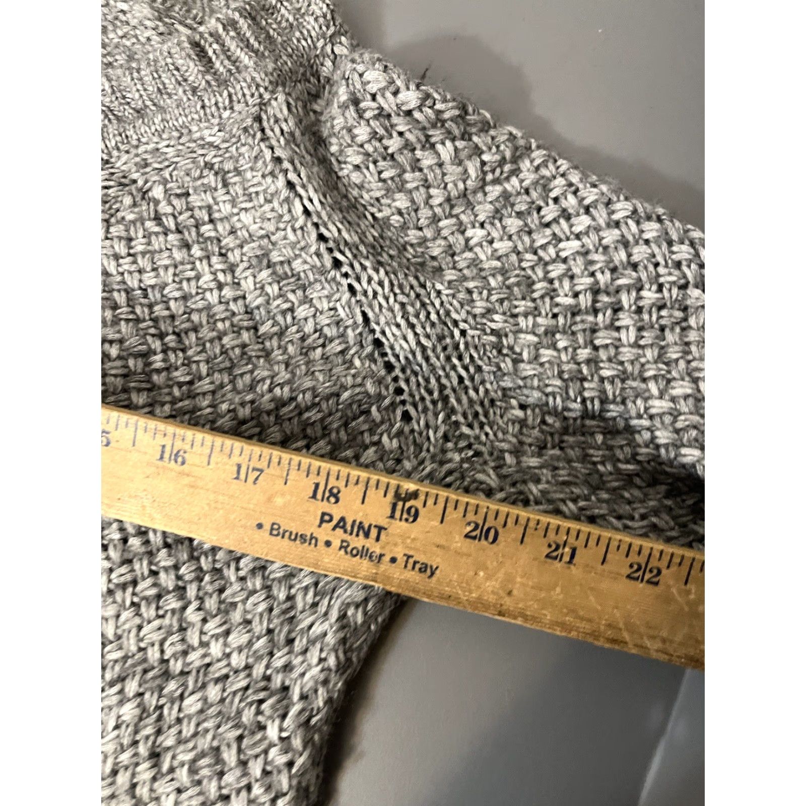 Theory Theory V Neck Sweater Women’s Small Gray Pullover Cotton Wool Blend Size S / US 4 / IT 40 - 6 Thumbnail