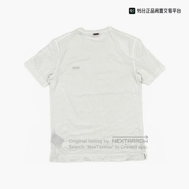 Ermenegildo Zegna Ermenegildo Zegna Embroidered Logo Crew Neck T. Size US S / EU 44-46 / 1 - 1 Thumbnail