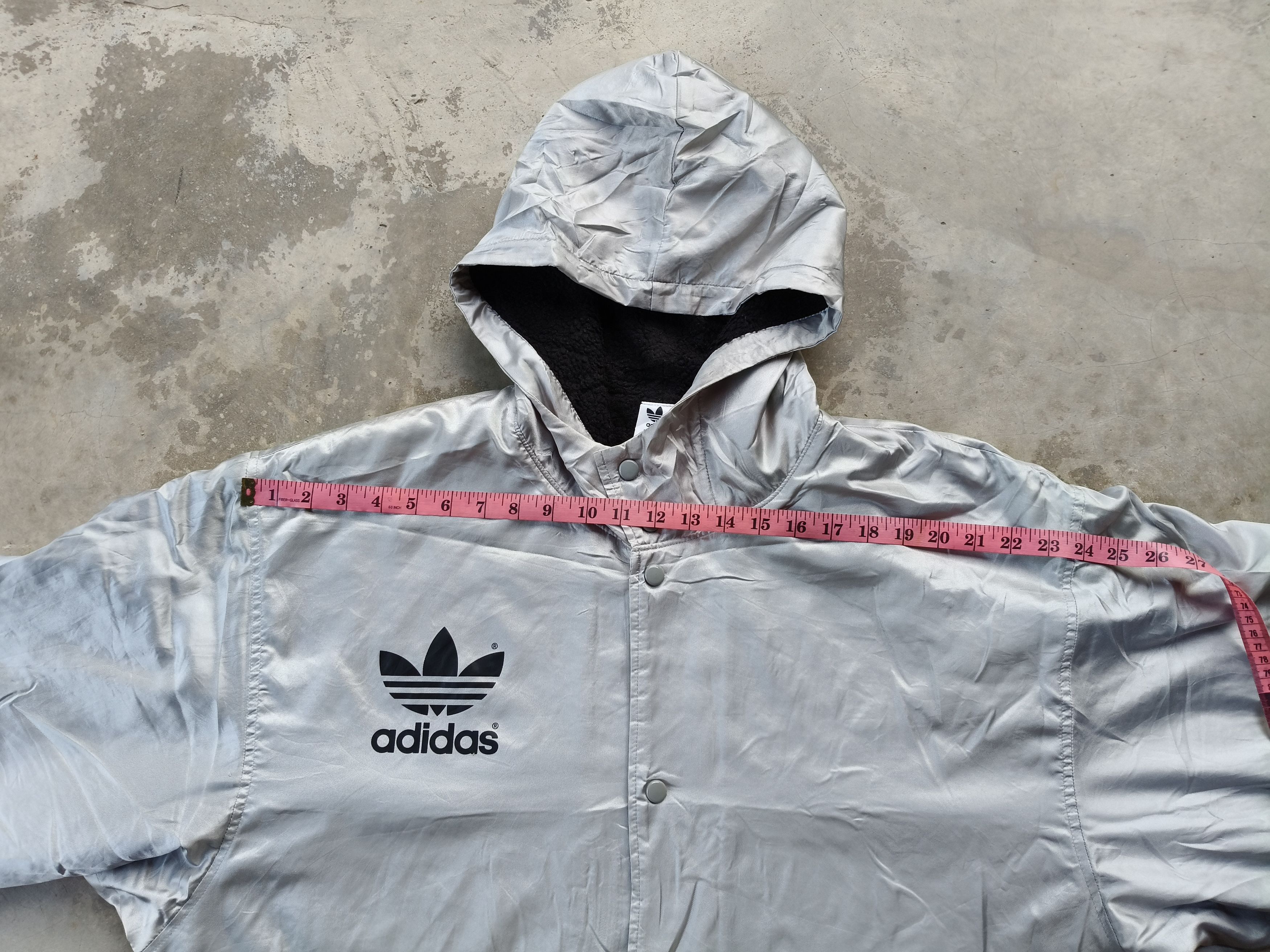 Adidas Vintage Adidas Parka Sherpa Jacket Size US L / EU 52-54 / 3 - 16 Thumbnail