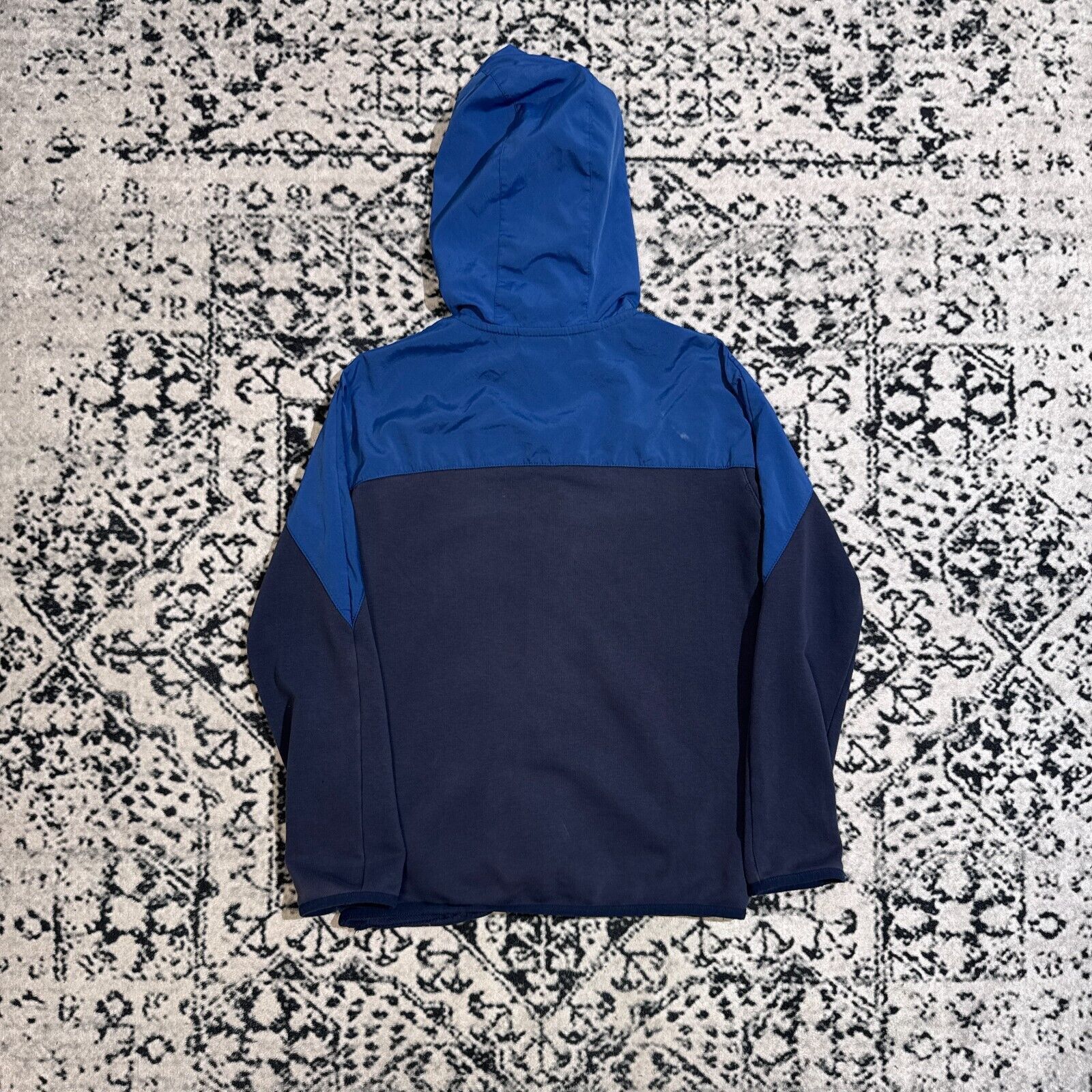 Nike × Vintage Vintage Nike Navy Blue Cotton Hoodie Zip Size XS Y2K sSport Size US XS / EU 42 / 0 - 10 Thumbnail