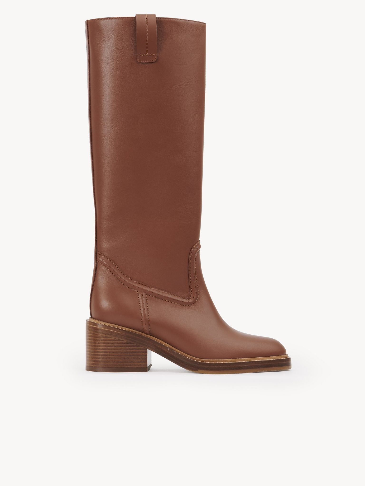 Chloe o1loc1c1024 Mallo Boots in Caramello Size US 8 / IT 38 - 1 Thumbnail