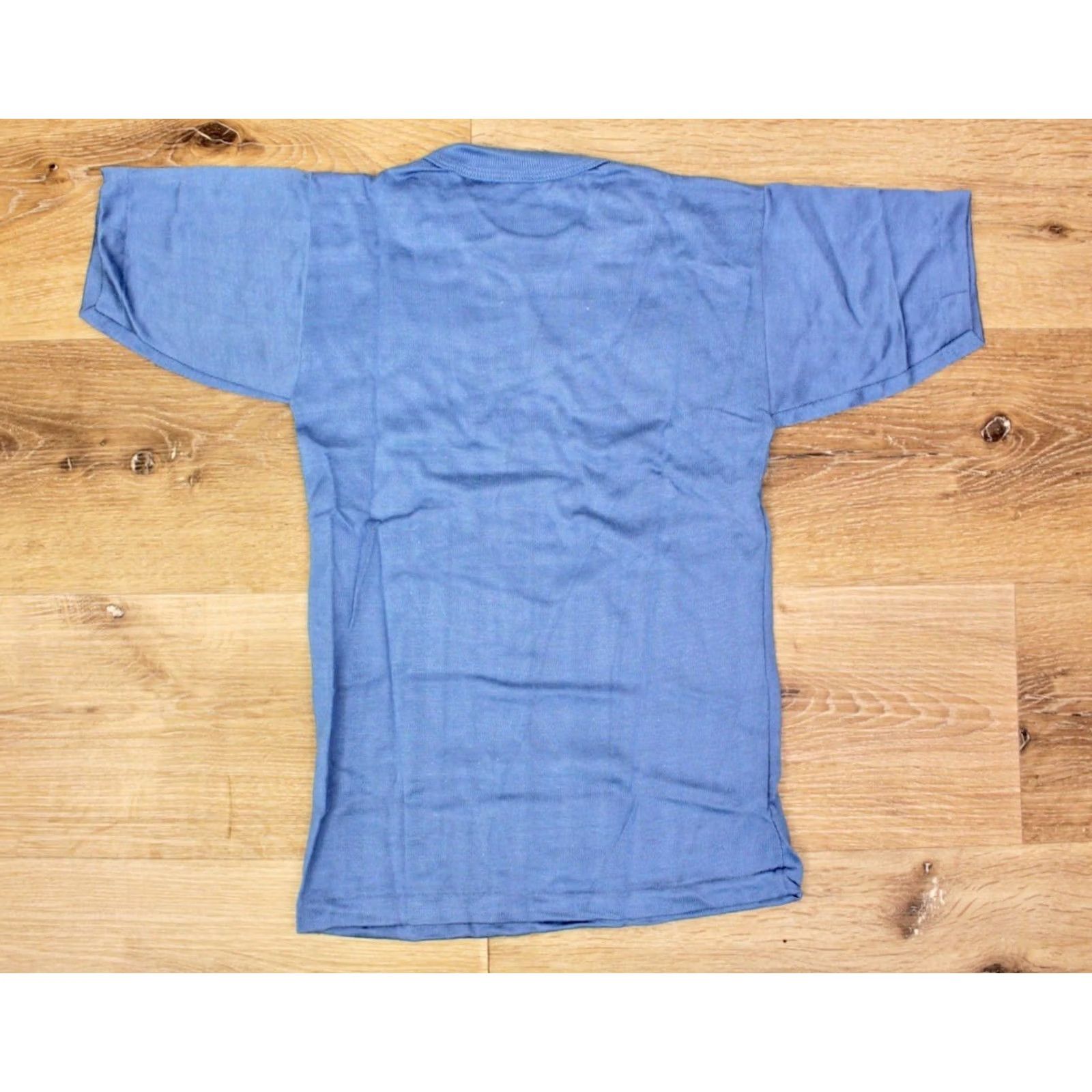 Vintage VTG 1960s Boy's Blue Blank Durene T Shirts Lot M 60s Russell Southern Shirt Boys Vintage Blank Durene Polyester Blend #16835 L Blue Size US M / EU 48-50 / 2 - 4 Thumbnail