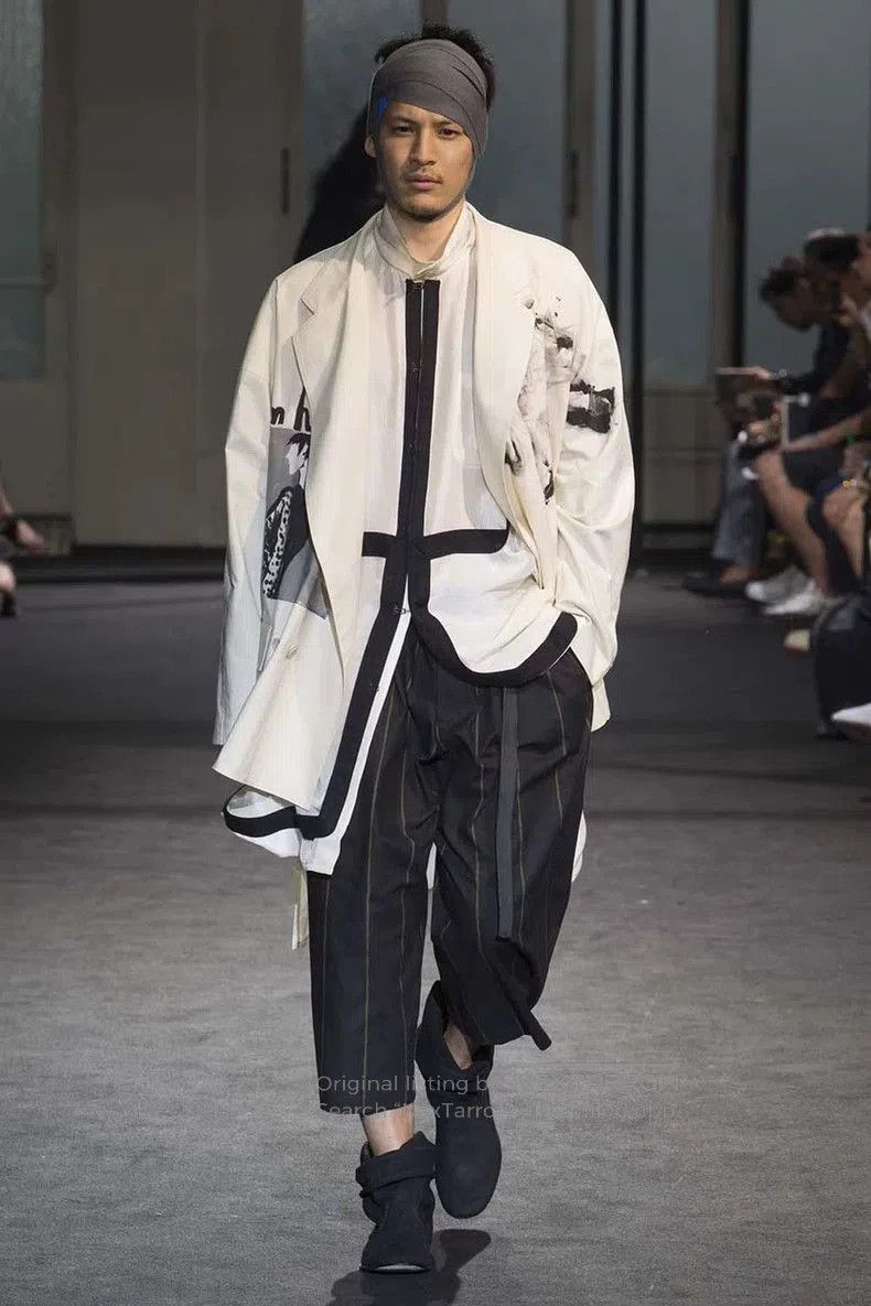 Yohji Yamamoto Yohji Yamamoto 17SS Hand-painted Blazer. Size US M / EU 48-50 / 2 - 2 Thumbnail