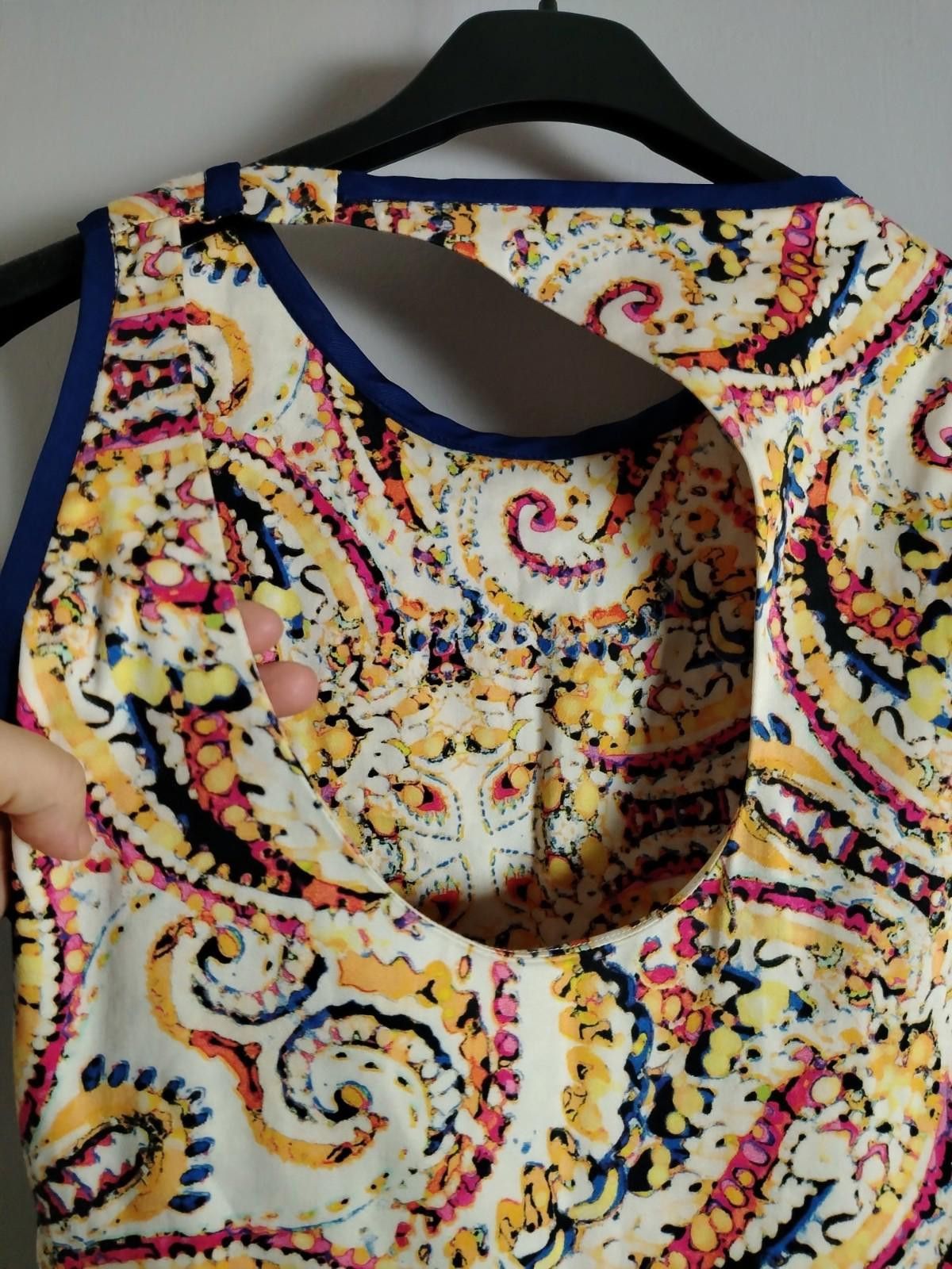Other Pre-Loved Women's Multicolour Patterned Sleeveless Dress Size M / US 6-8 / IT 42-44 - 5 Thumbnail