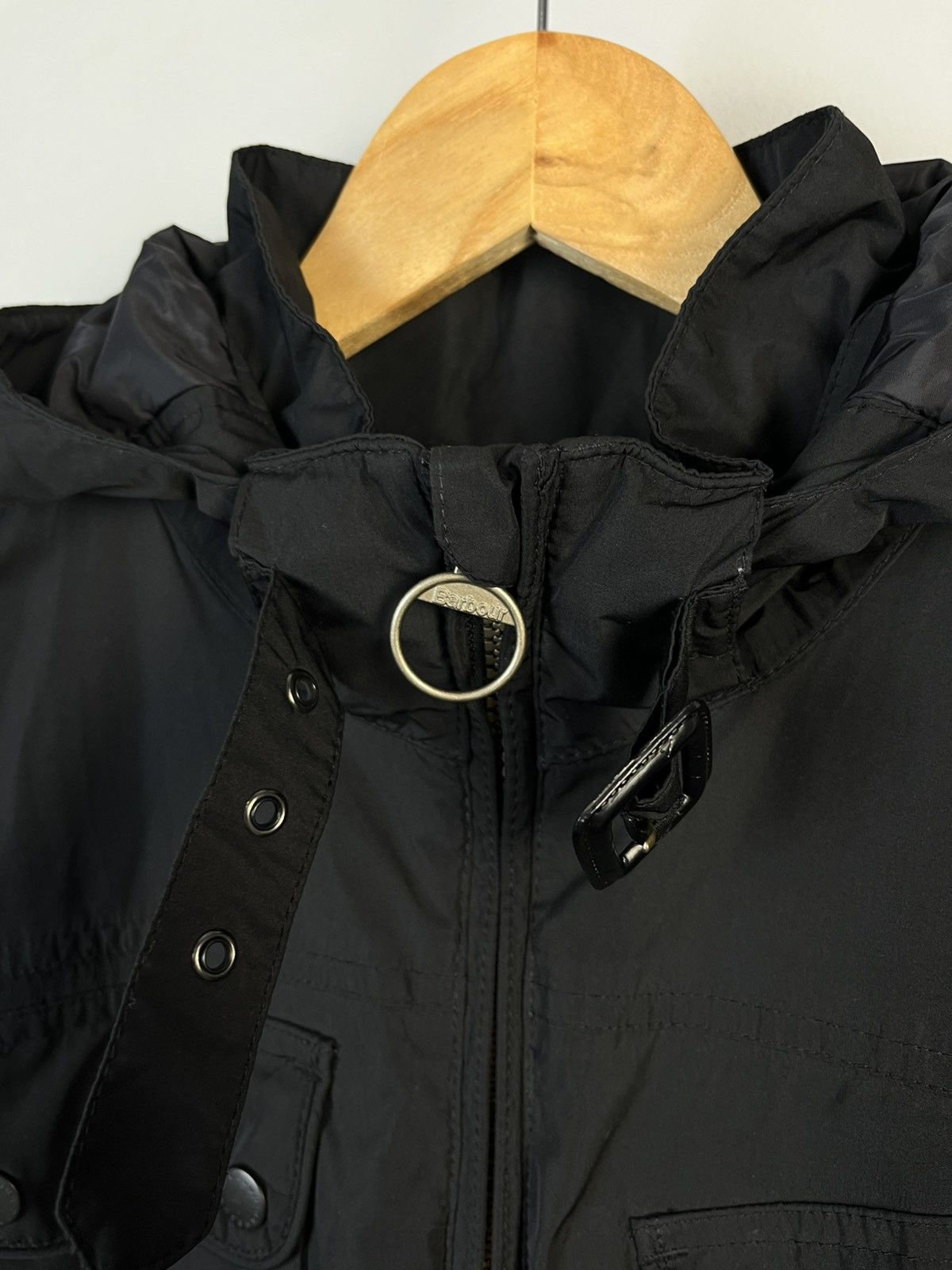 Barbour Barbour International Waterproof Nylon Parka Jacket Size L / US 10 / IT 46 - 6 Thumbnail