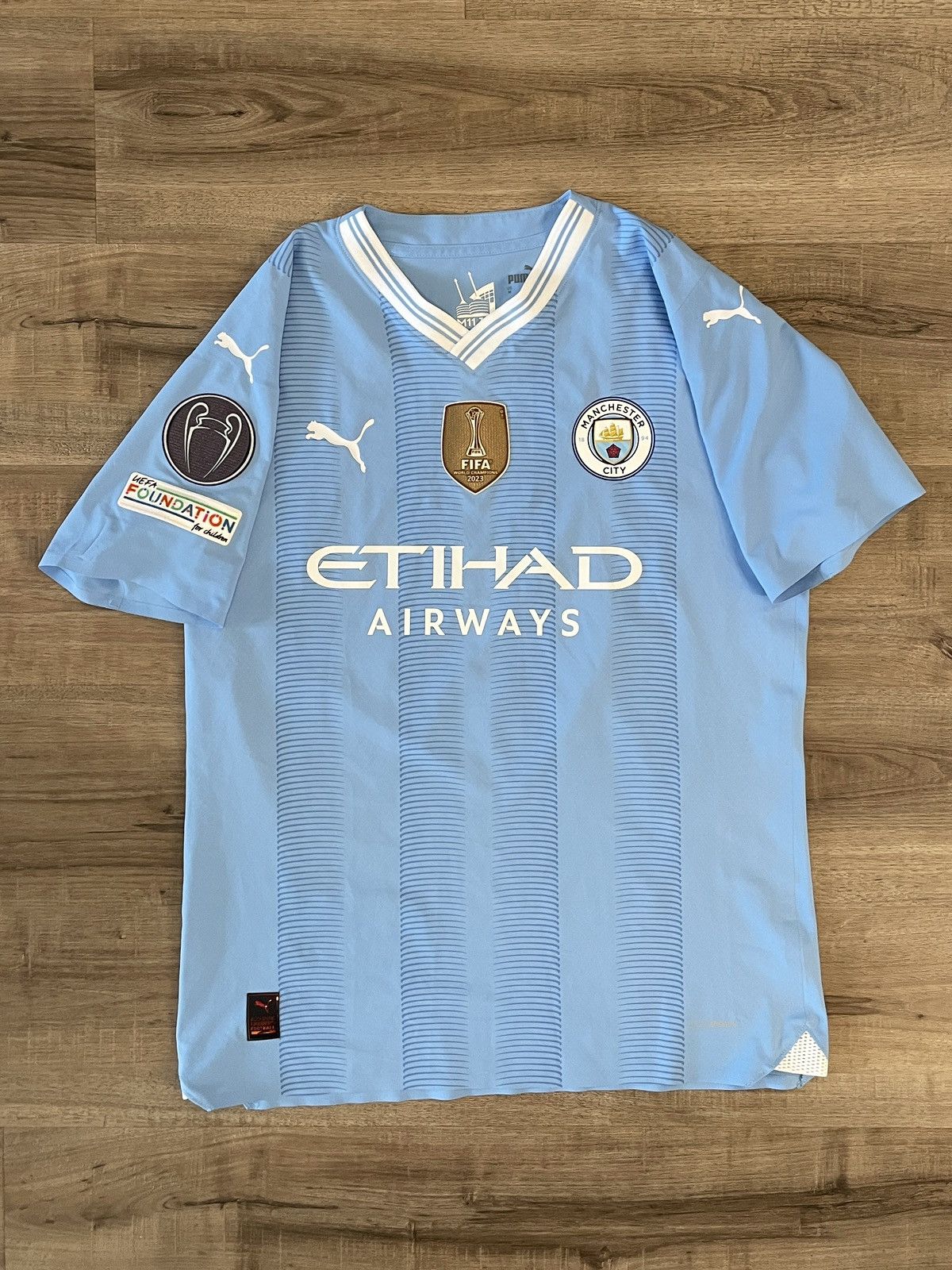 Puma MANCHESTER CITY 2023-2024 Haaland Home Jersey Size US M / EU 48-50 / 2 - 3 Thumbnail