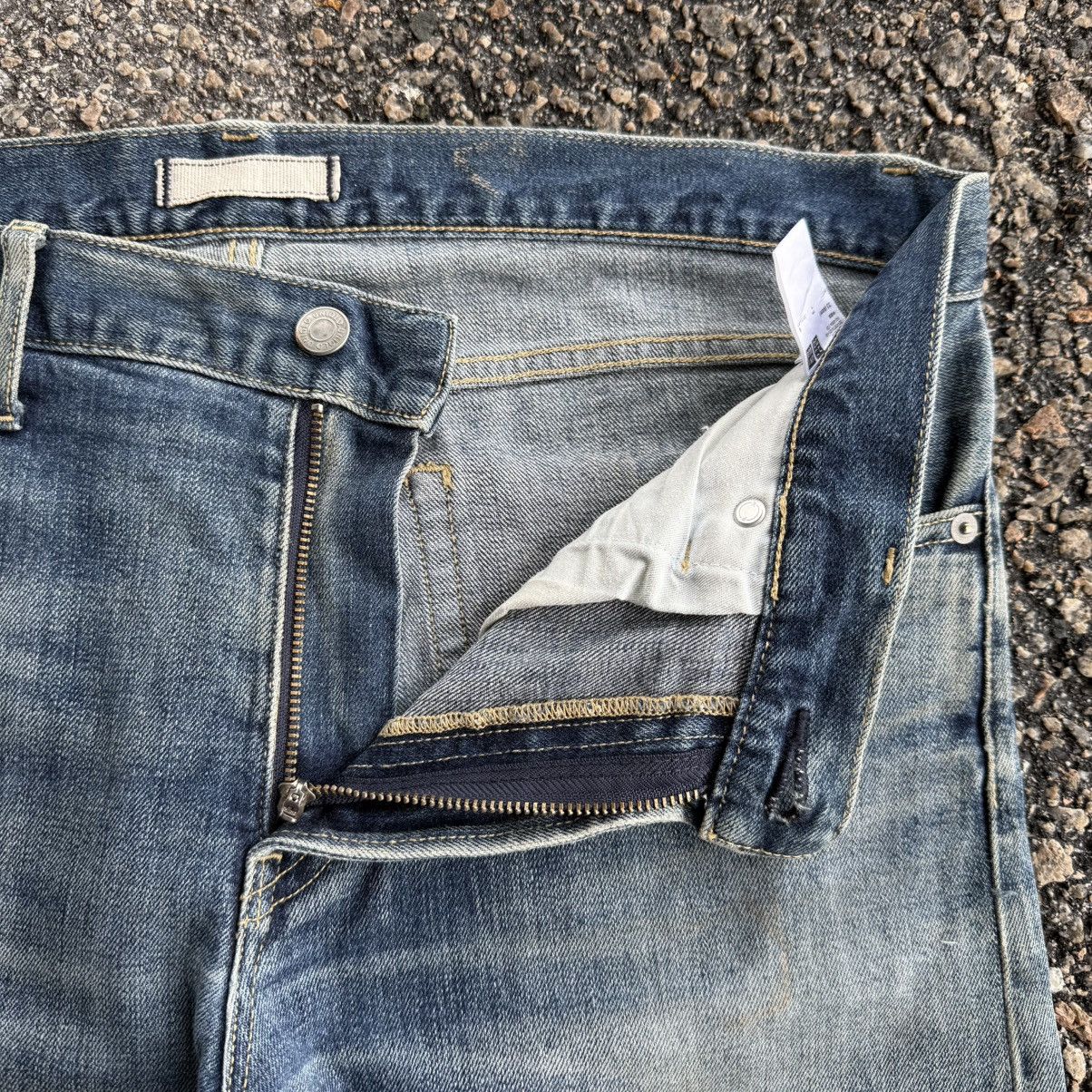 Jean VINTAGE JAPAN SELVEGE DENIM SLIM FADED RIPPEP JEAN PANTS Size US 35 - 7 Thumbnail