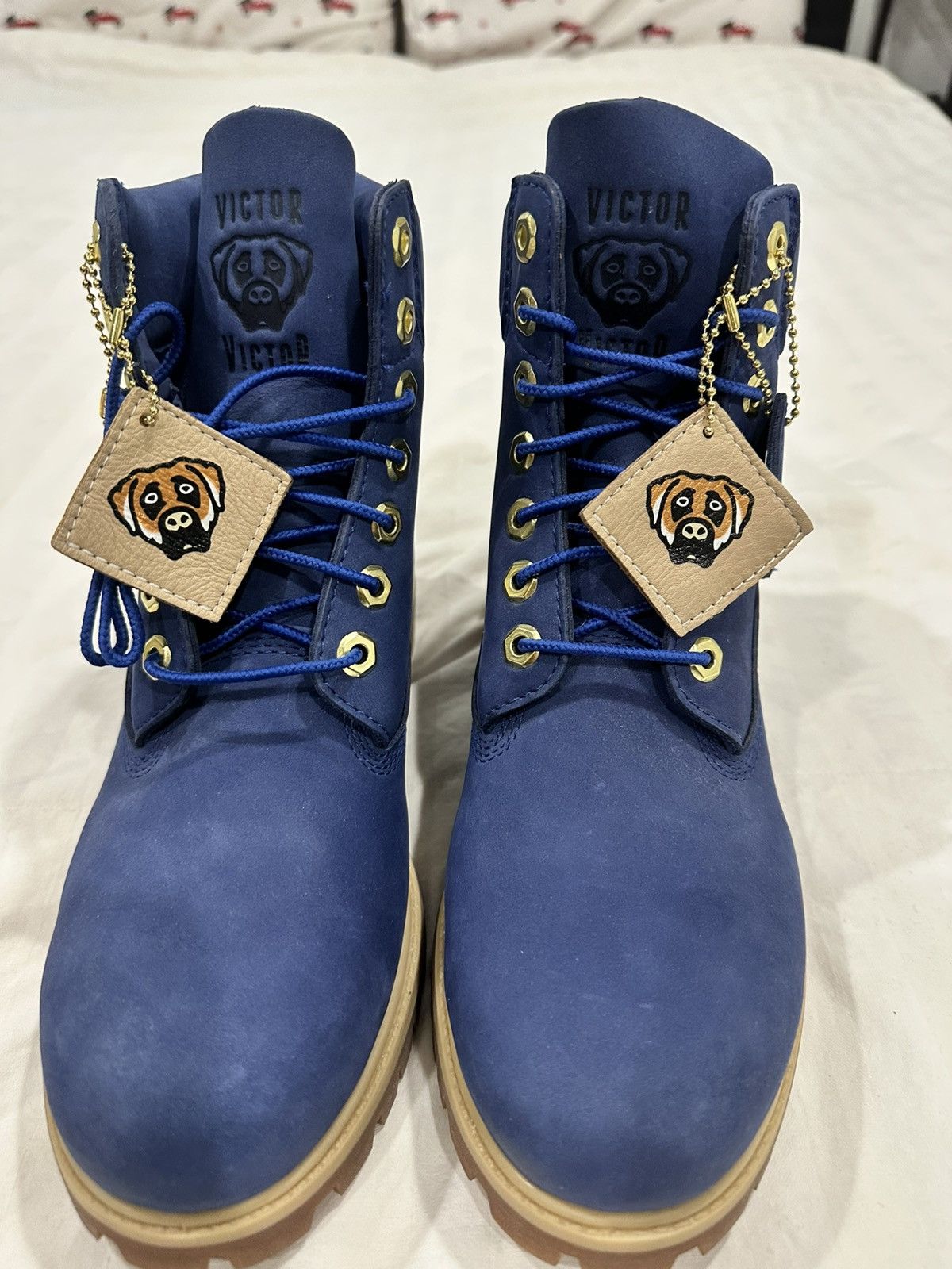Timberland Victor Victor Timberlamd Blue Pop smoke tribute sample Size US 7 / EU 40 - 1 Thumbnail