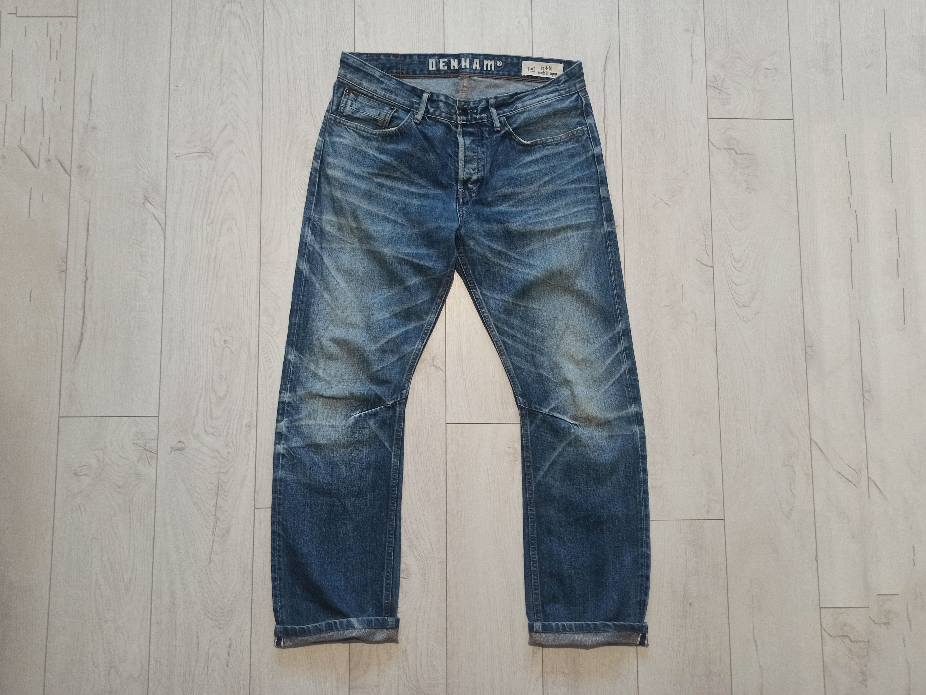 DENHAM × Japanese Brand × Vintage Denham selvedge Jeans Made in Japan Size US 34 / EU 50 - 4 Thumbnail