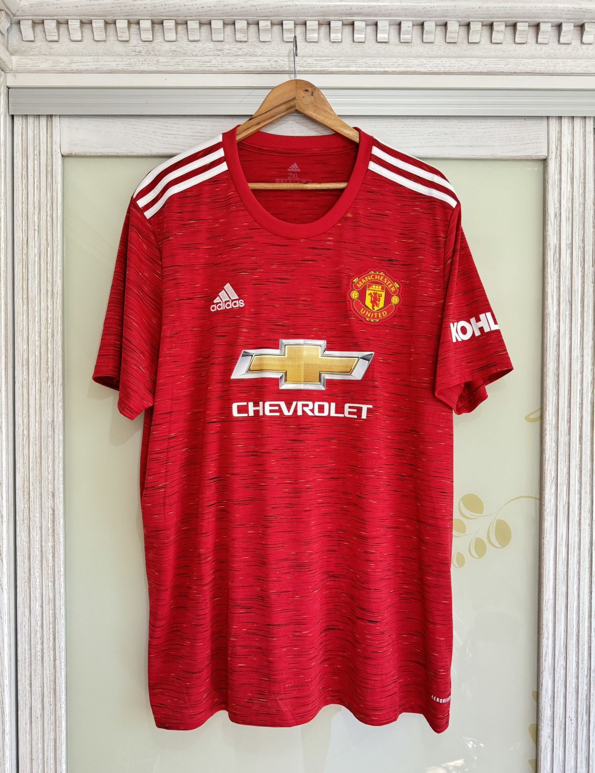 Adidas Manchester United 2020-2021 Home Soccer Jersey Football Kit Size US XXL / EU 58 / 5 - 1 Thumbnail