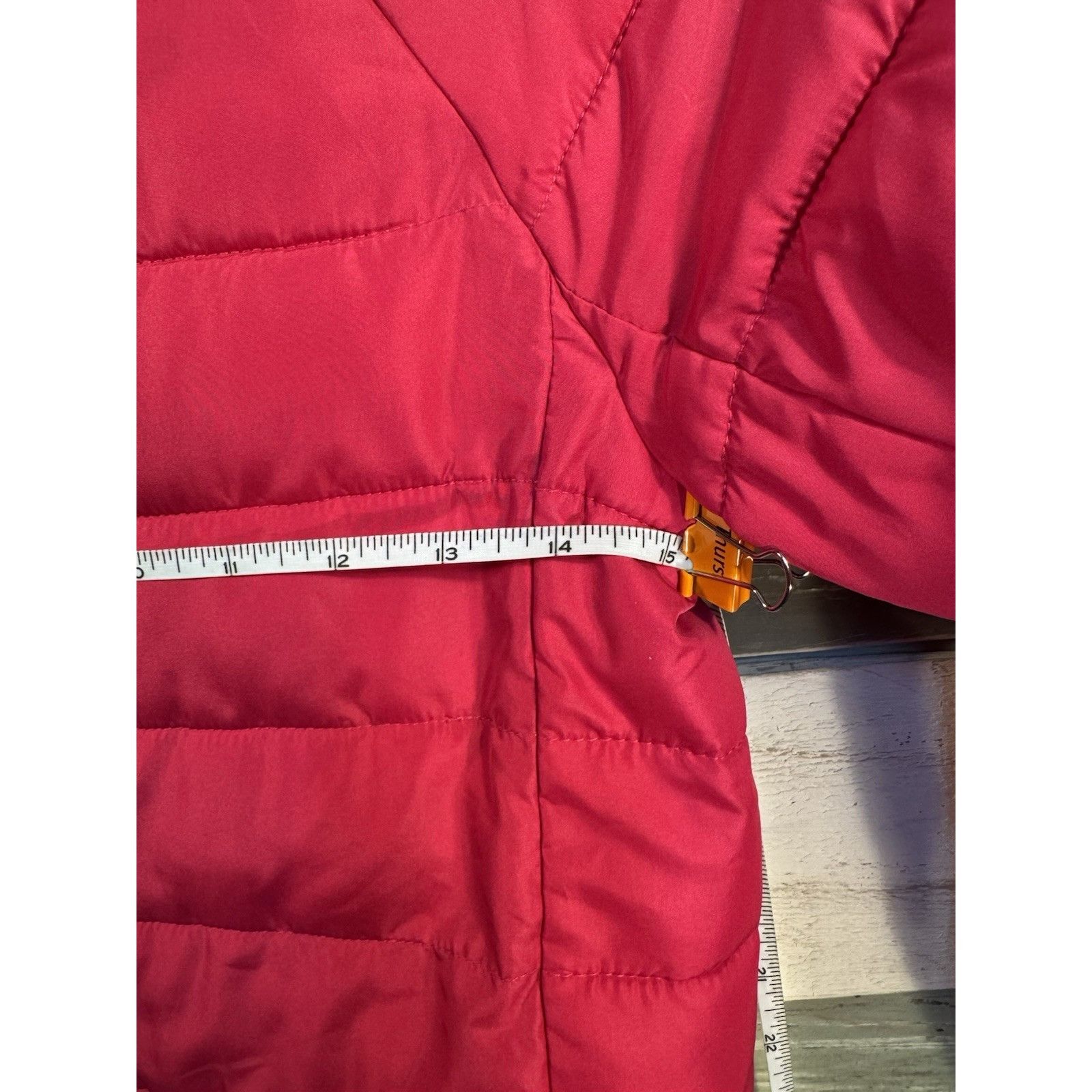 Other Wonder Nation Girls Pink Puffer Puffy Zip Jacket Size M (7-8 Size M / US 6-8 / IT 42-44 - 11 Thumbnail