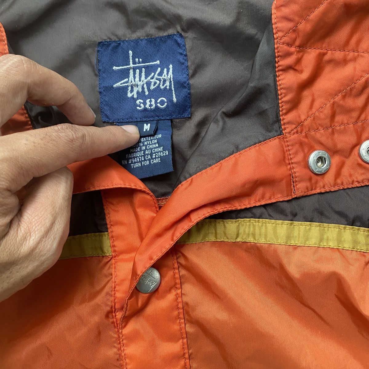 Stussy × Vintage Vintage Stussy Windbreaker Jacket Size US M / EU 48-50 / 2 - 4 Thumbnail
