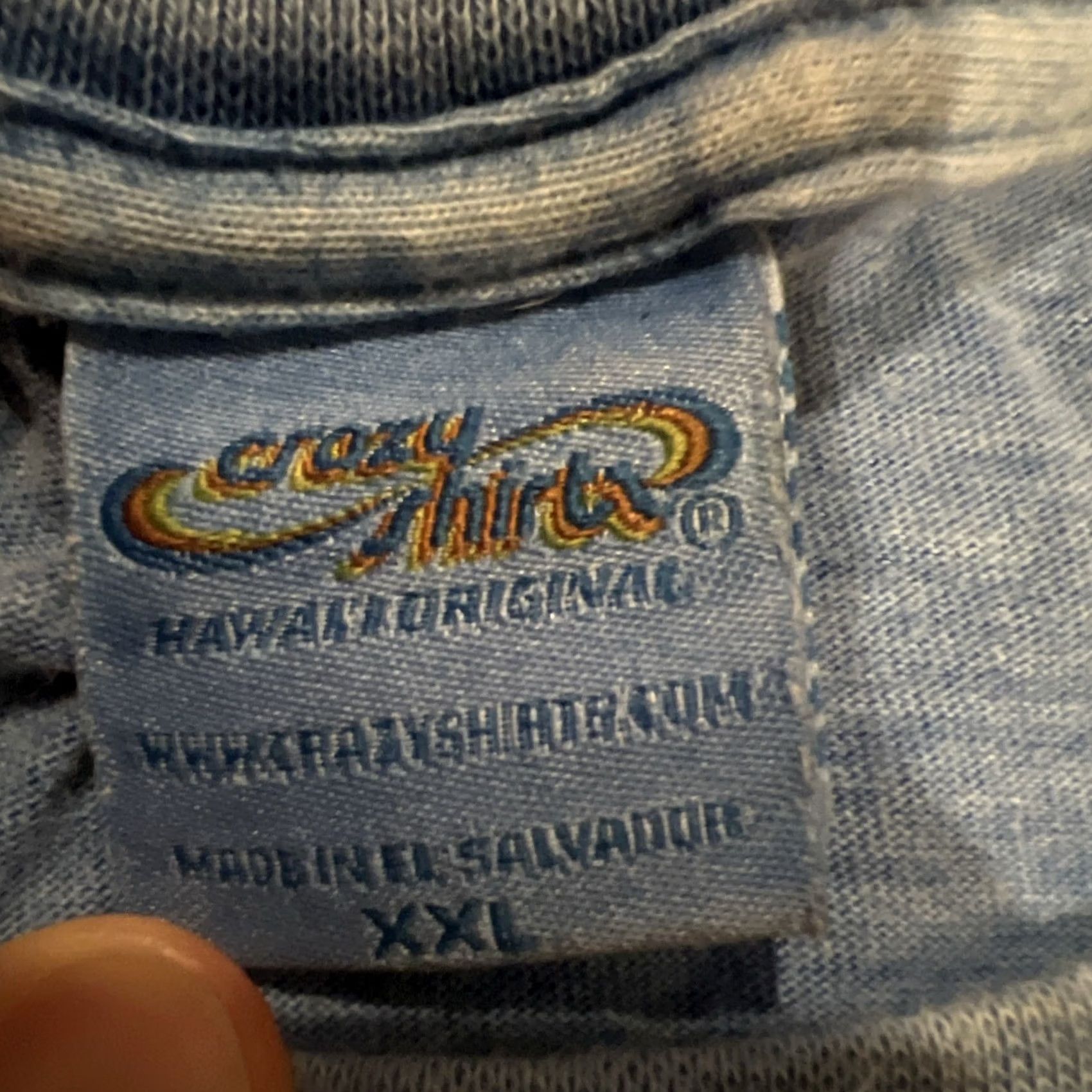 Vintage VINTAGE Crazy Shirts Shirt 2XL Men Blue Graphic Print VW van Surfboards Skateboarder Crew Neck Short Sleeve Logo Size US XXL / EU 58 / 5 - 6 Thumbnail
