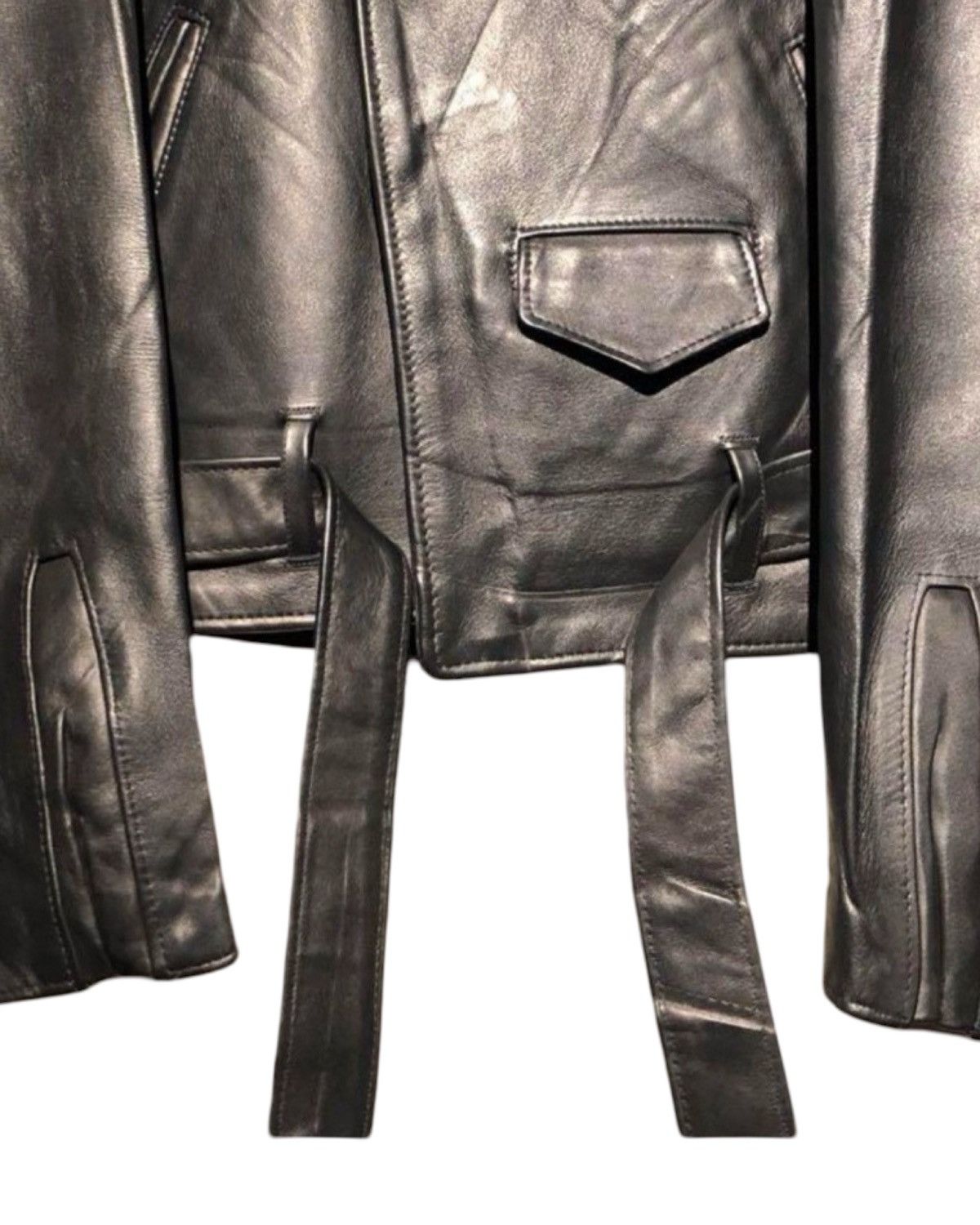 Vetements Vetements x Schott S/S 2017 Leather Biker Jacket Size US M / EU 48-50 / 2 - 3 Thumbnail