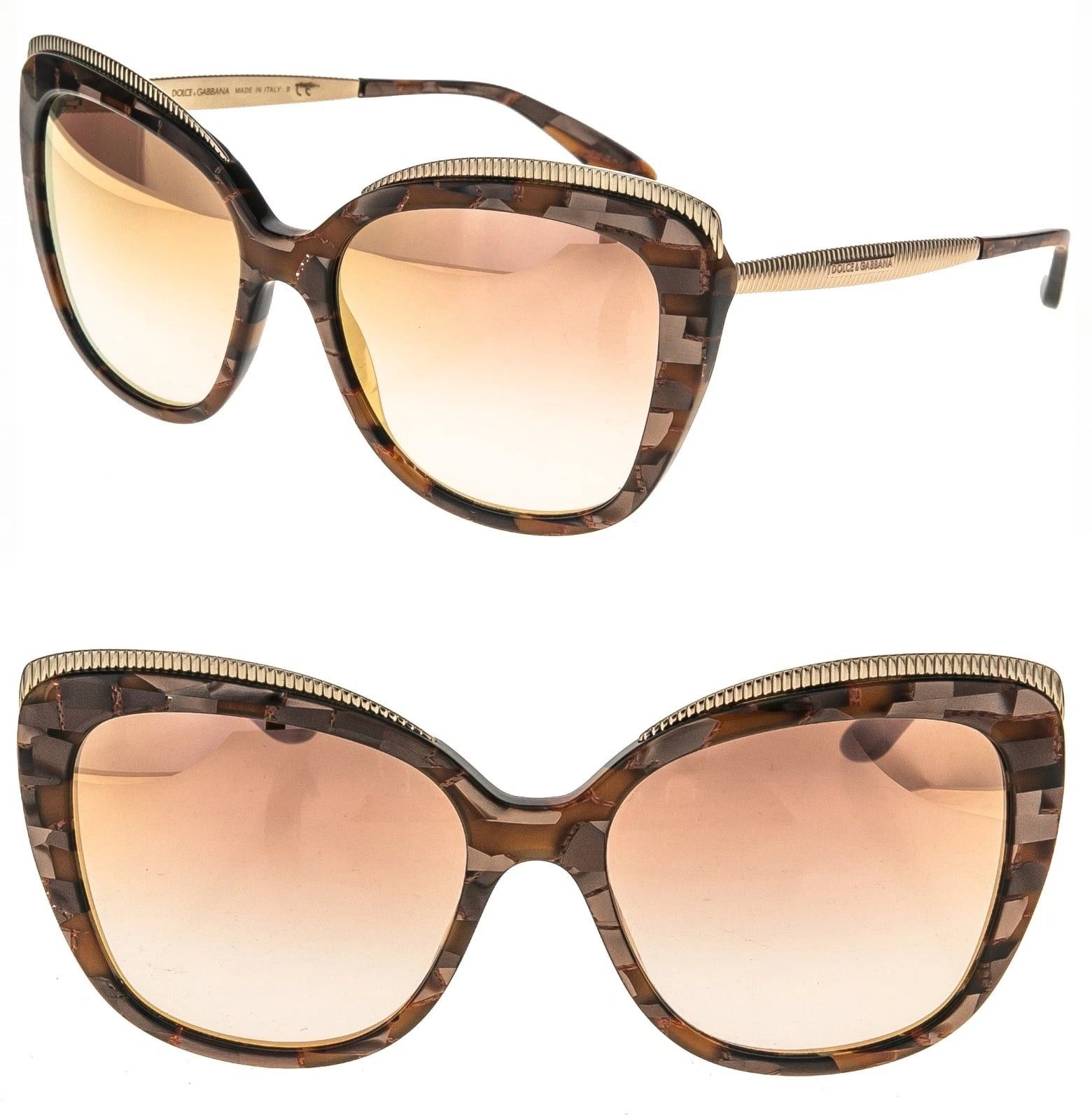 Dolce & Gabbana DOLCE & GABBANA DG4332 GROS GRAIN 4332 Rose Sunglasses Size ONE SIZE - 1 Thumbnail
