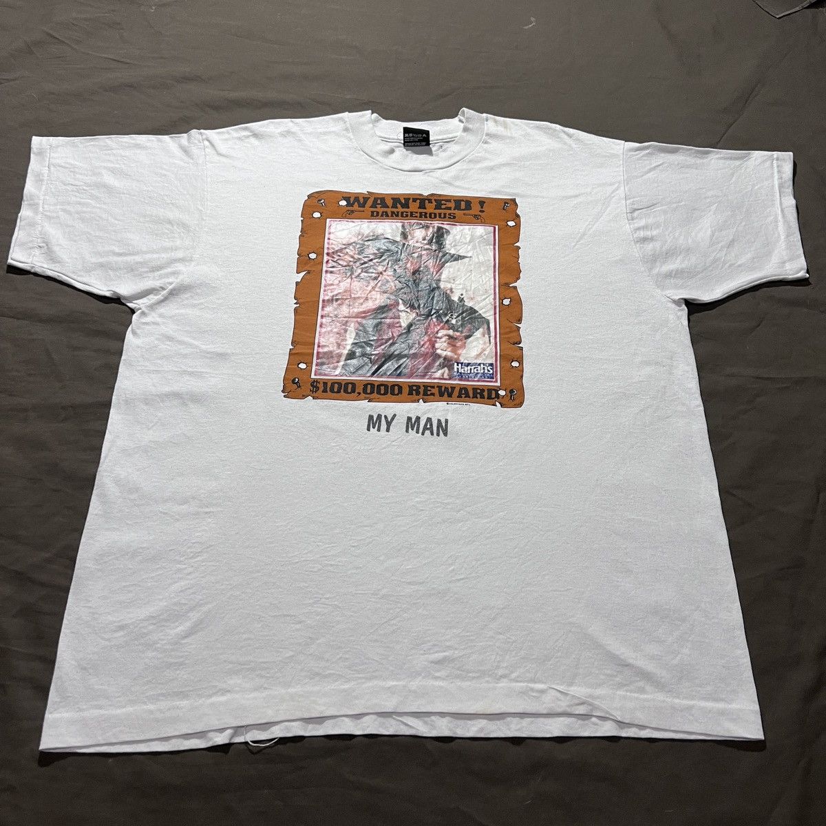Vintage Vintage 90s Harrah's Entertainment Promo Tee Cowboy graphic Size US XXL / EU 58 / 5 - 4 Thumbnail