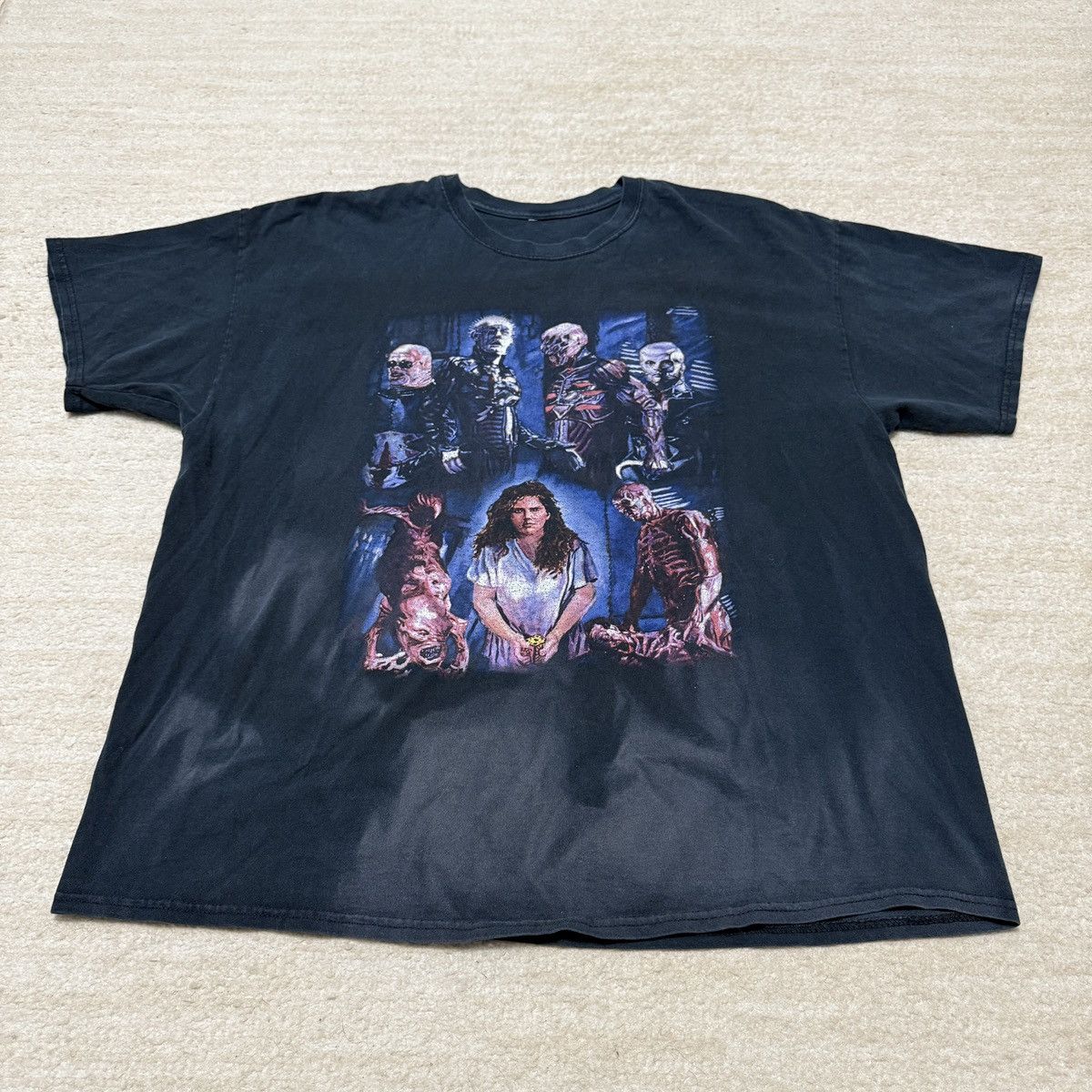 Hellbound Hellraiser II T-Shirt Horror Movie Pinhead Boxy XL