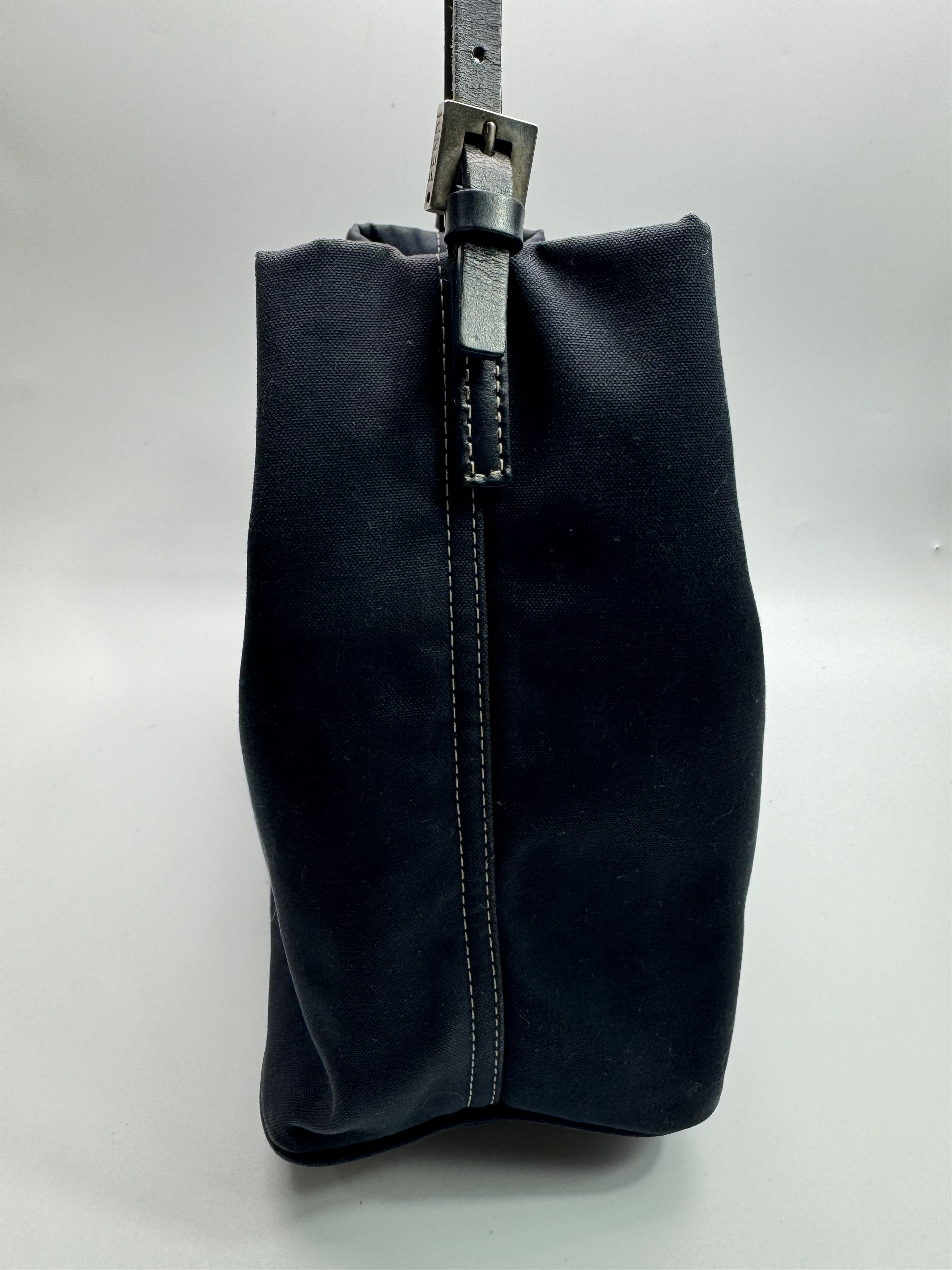 Fendi Fendi Navy Blue Denim Shoulder Bag Size ONE SIZE - 8 Thumbnail