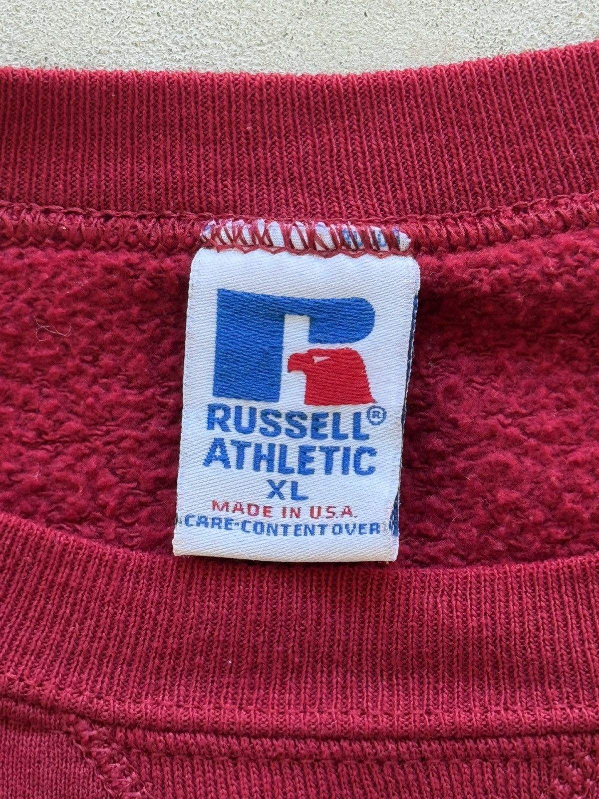 Russell Athletic Vintage 90s Russell Athletic Temple University Sweatshirt Size US XL / EU 56 / 4 - 6 Thumbnail