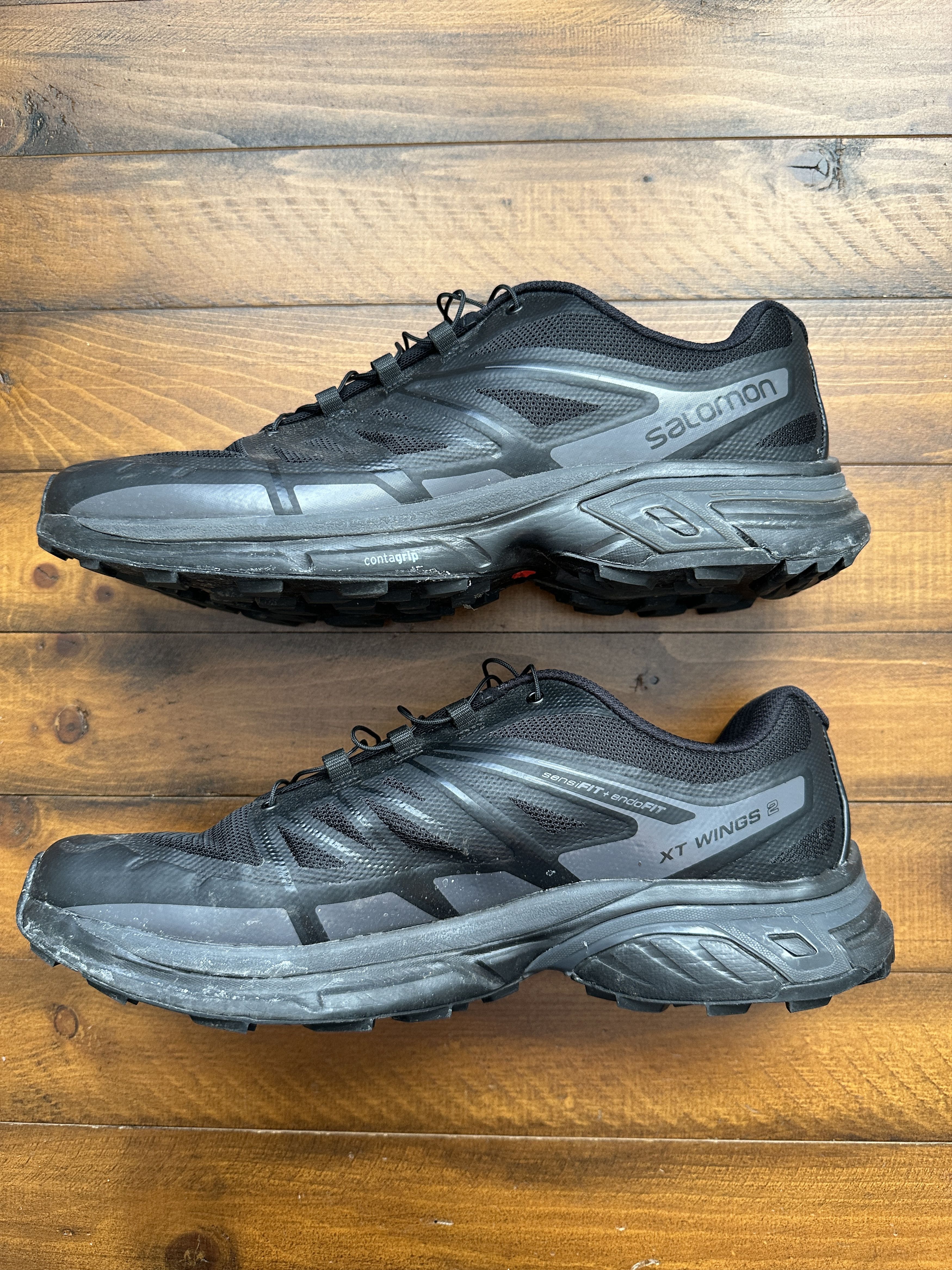 Salomon Salomon XT-Wings 2 Black Magnet Size 10.5 Size US 10.5 / EU 43-44 - 2 Thumbnail
