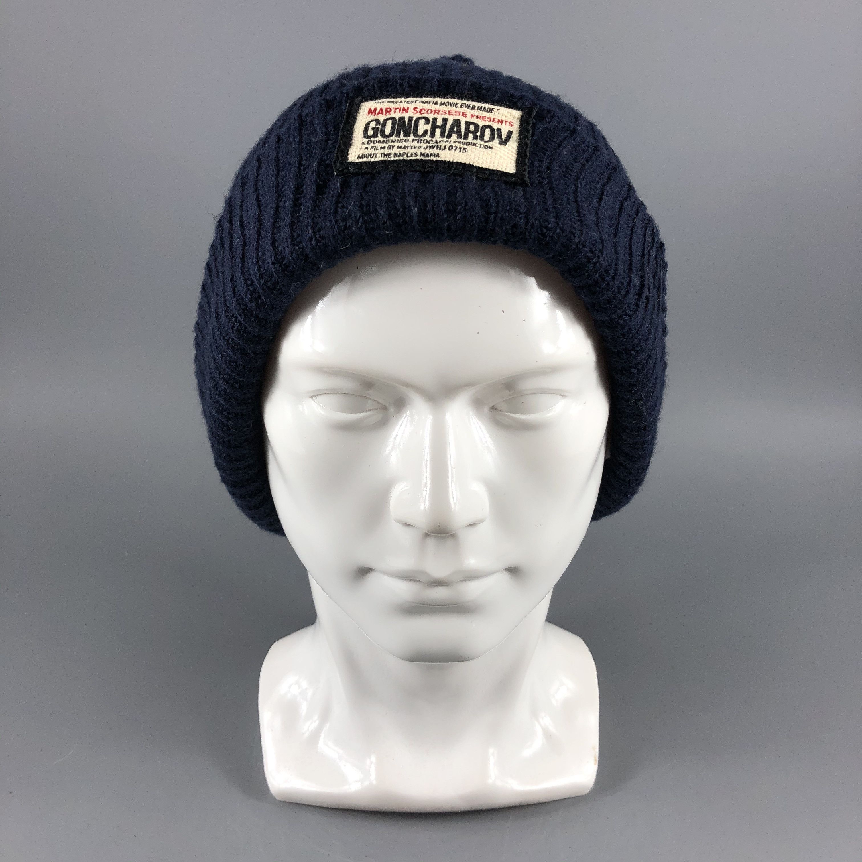 image of Vintage Goncharov Crochet Beanie Snow Hat Snow Cap B087, Men's