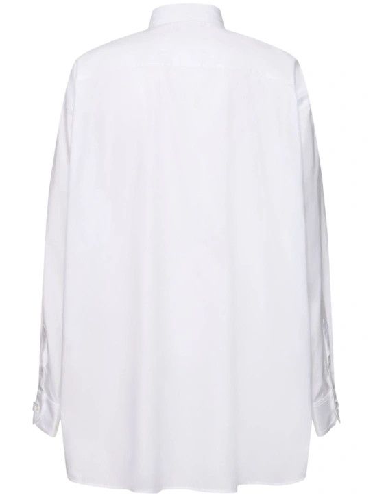 Maison Margiela o1lsvrm0425 Oxford Cotton Shirt in White Size US M / EU 48-50 / 2 - 2 Thumbnail