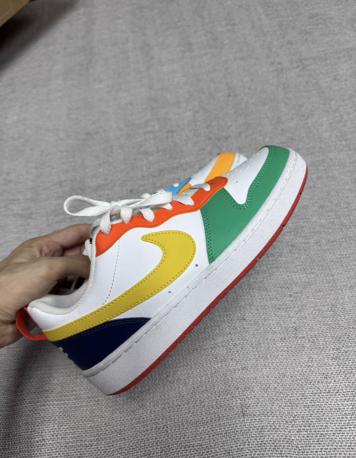Nike Nike Court Borough Low GS Mismatched Sneakers K37 Size US 8.5 / IT 38.5 - 7 Thumbnail