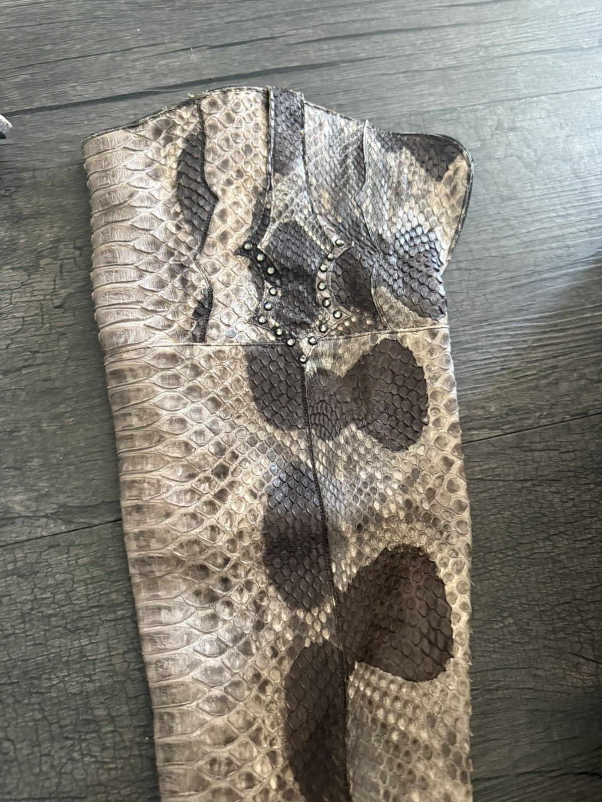 Old Gringo Old Gringo Python Snakeskin Crystal Boots Size US 8.5 / EU 41-42 - 5 Thumbnail