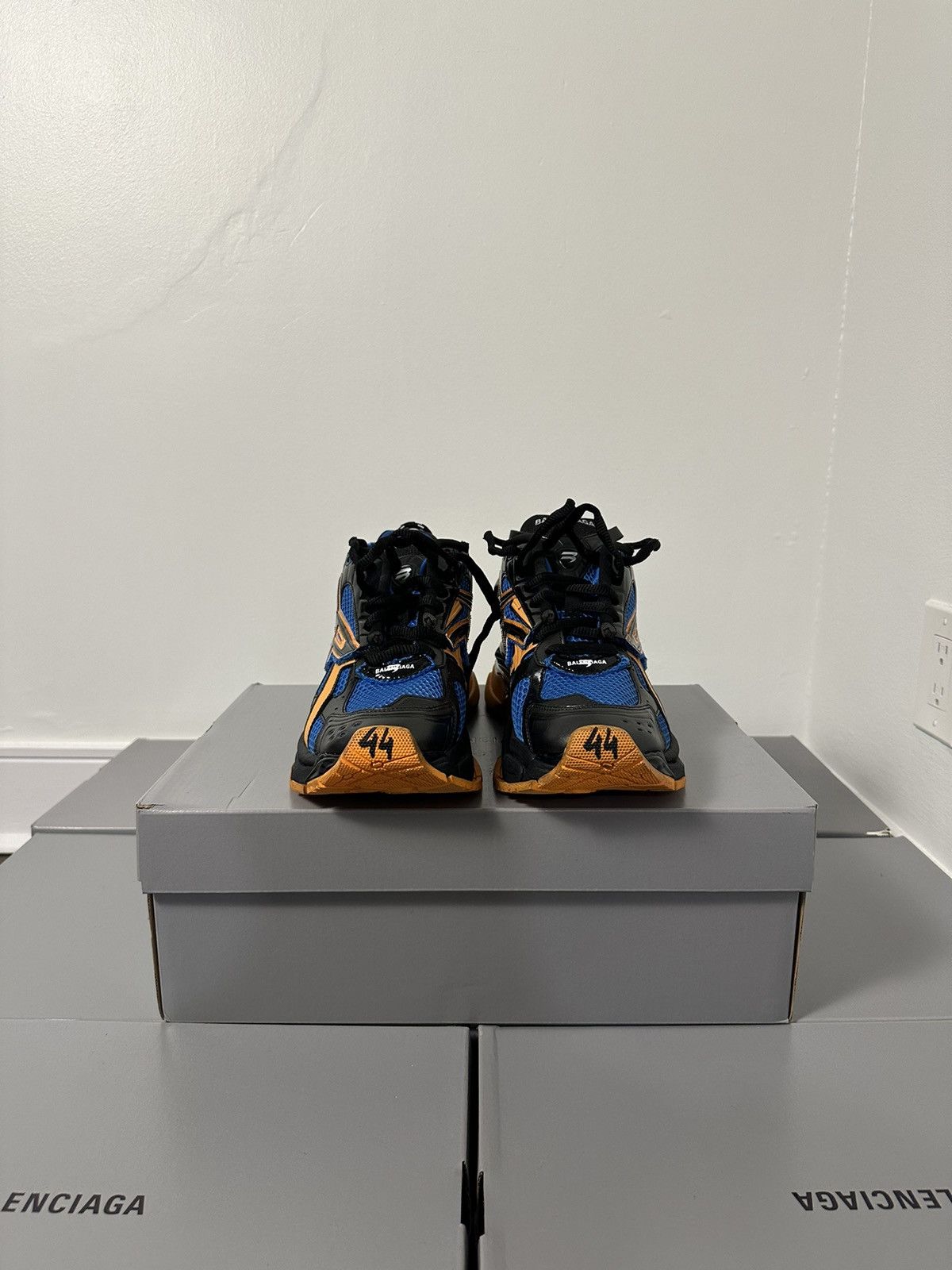 Balenciaga Balenciaga Blue/Orange Runner Shoe Size US 9 / EU 42 - 4 Thumbnail