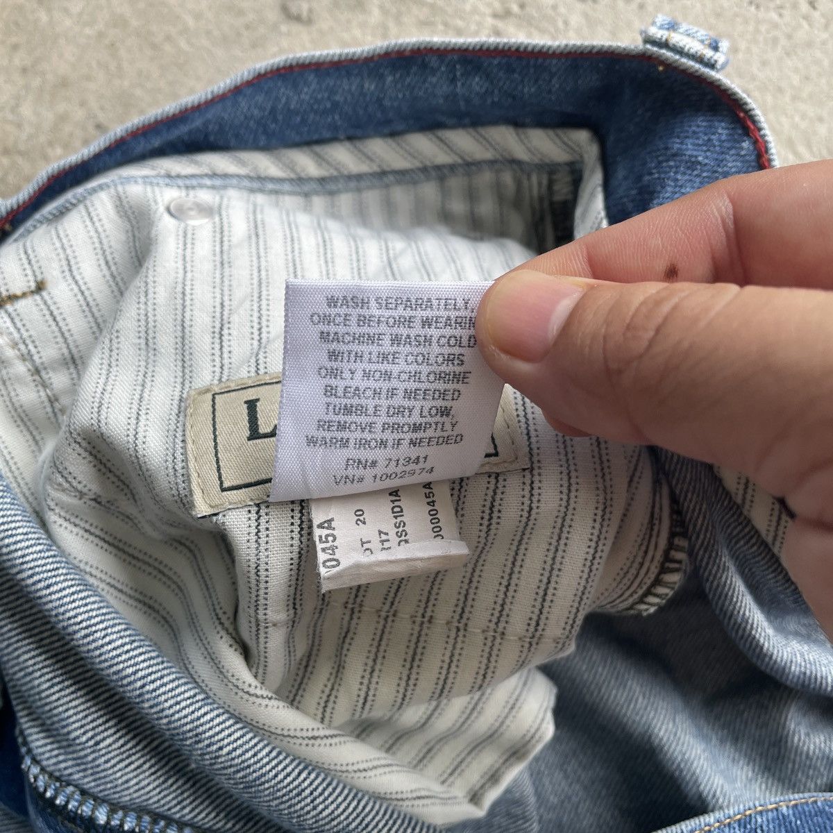 L.L. Bean Vintage L.L BEAN Jeans Faded Distressed Pants Denim W34x30 Size US 34 / EU 50 - 8 Thumbnail