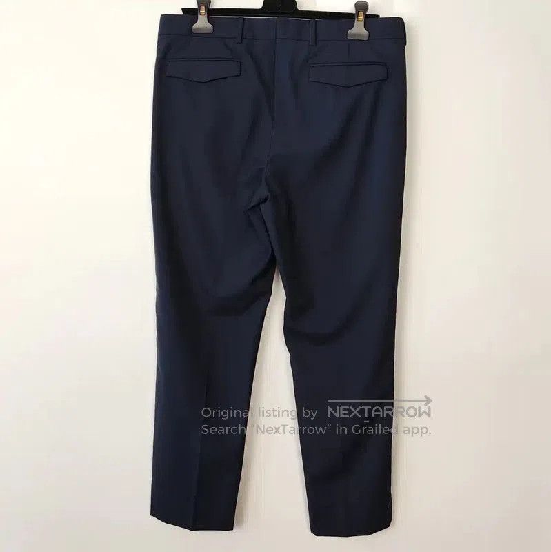 Other Dior Navy Blue Wool Casual Pants for Men . Size US 32 / EU 48 - 2 Thumbnail