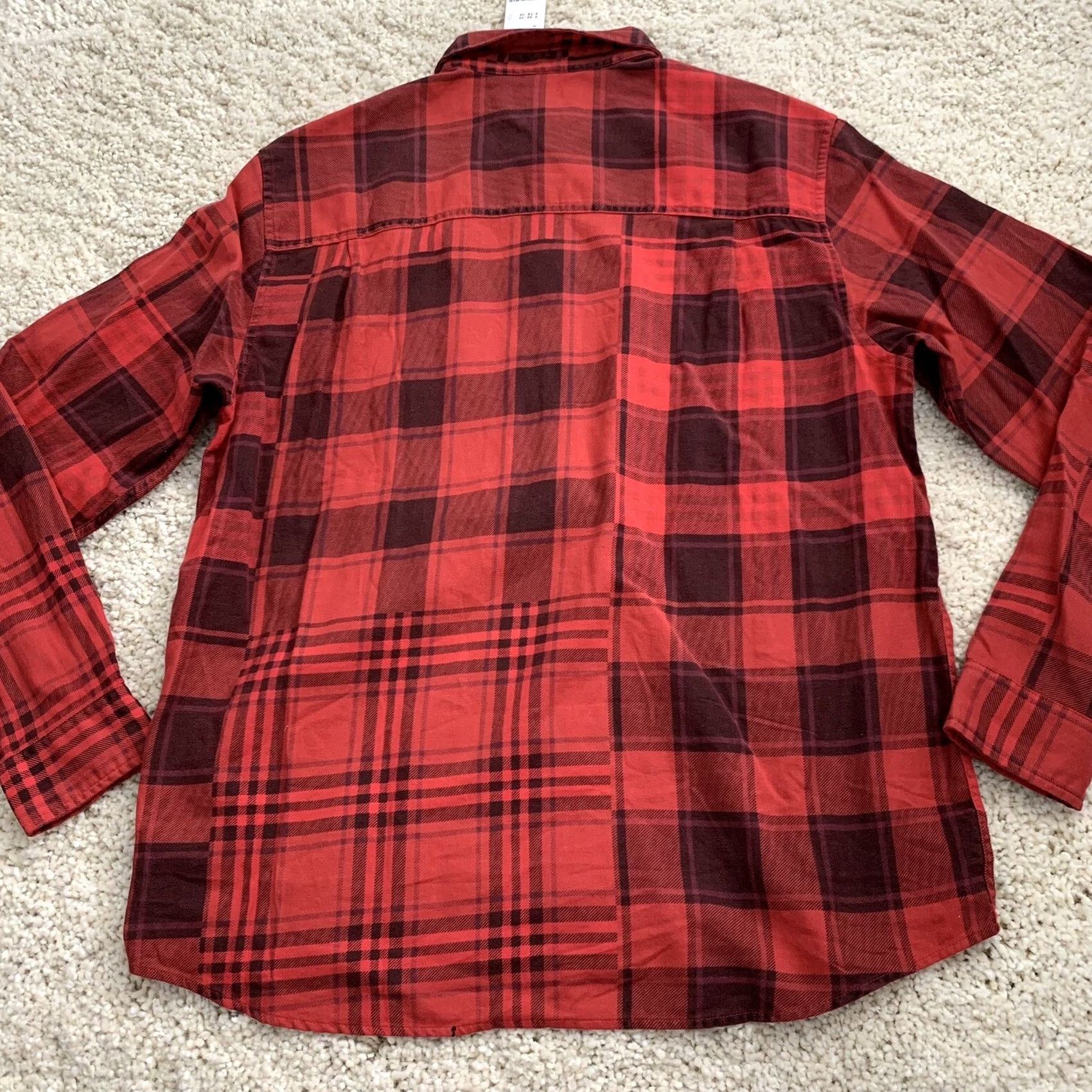 Bdg BDG Button-Up Shirt Mens M Red Black Plaid Urban Outfitters NEW Shirt Mens M Red Black Plaid Urban Outfitters BDG Button-Up Shirt Size US M / EU 48-50 / 2 - 5 Thumbnail