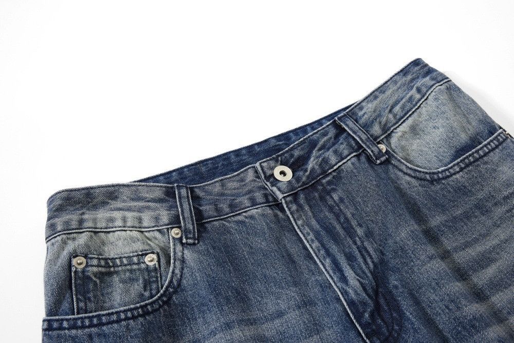 Vintage Men's American High-Street Retro Distressed Flared Jeans Size US 32 / EU 48 - 3 Thumbnail