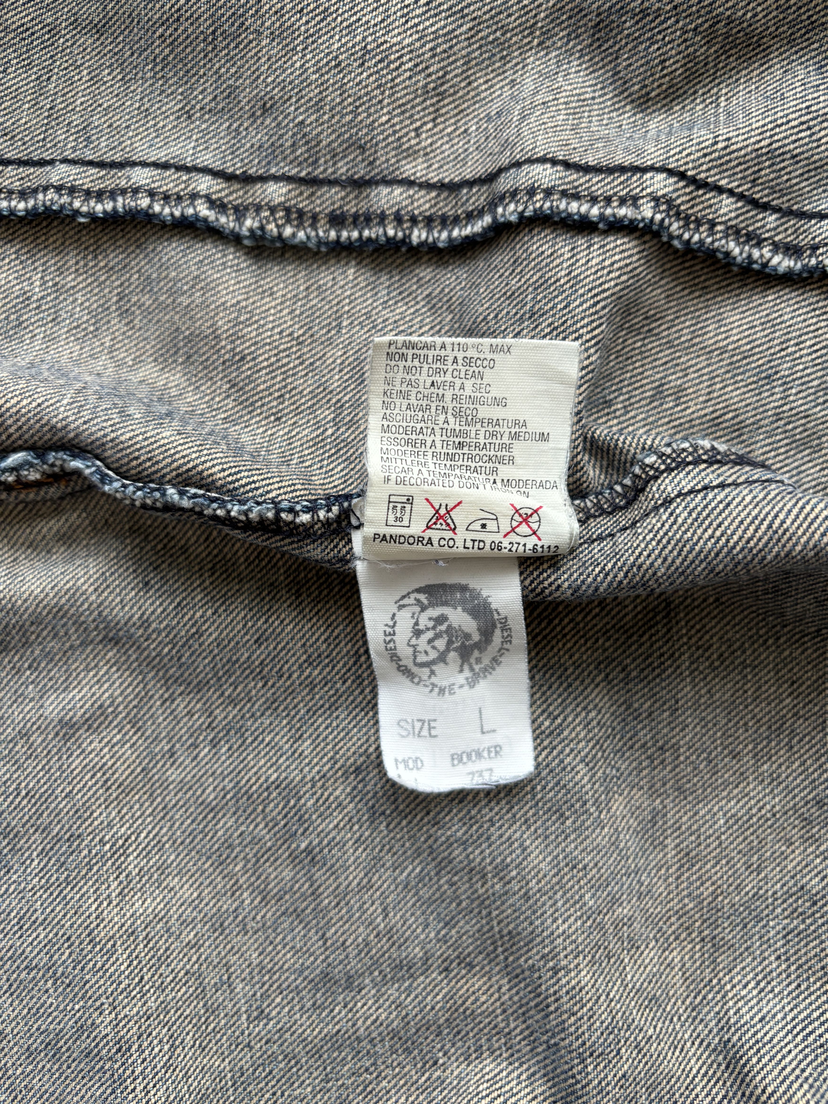 ⚡️QUICK SALE⚡️Diesel Style Lab Blue Denim Jacket
