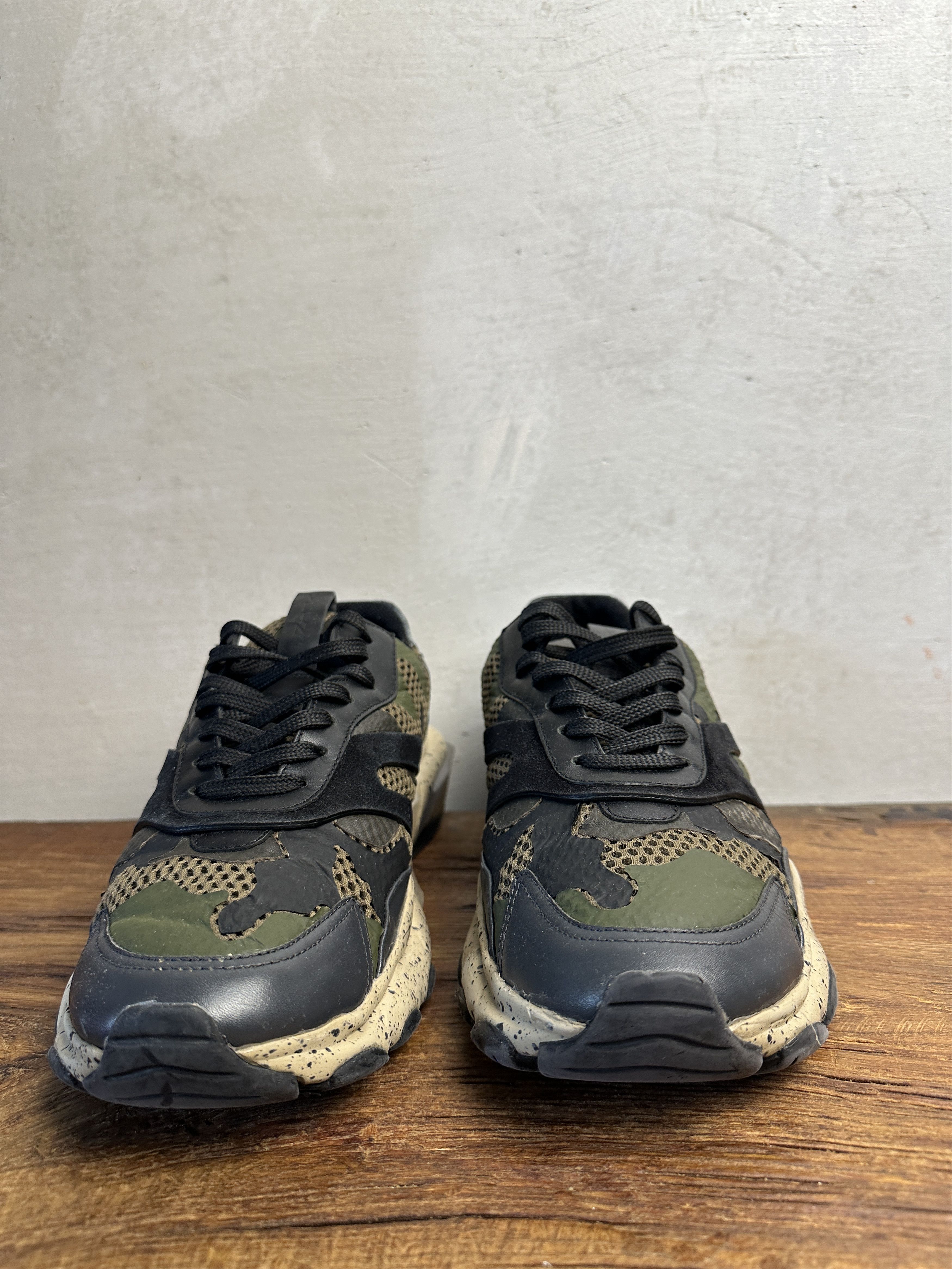 Valentino Valentino Bounce Camo Oversized Runner Green Sneakers Size US 10 / EU 43 - 6 Thumbnail