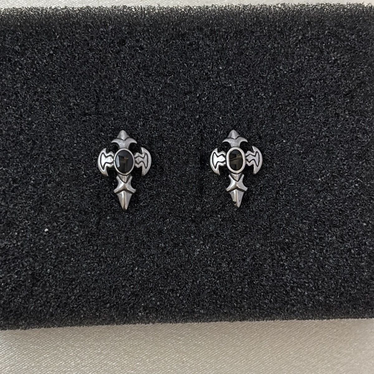 Other Cross Stud Earrings for Men Women Punk Hip Hop Unisex Size ONE SIZE - 1 Thumbnail