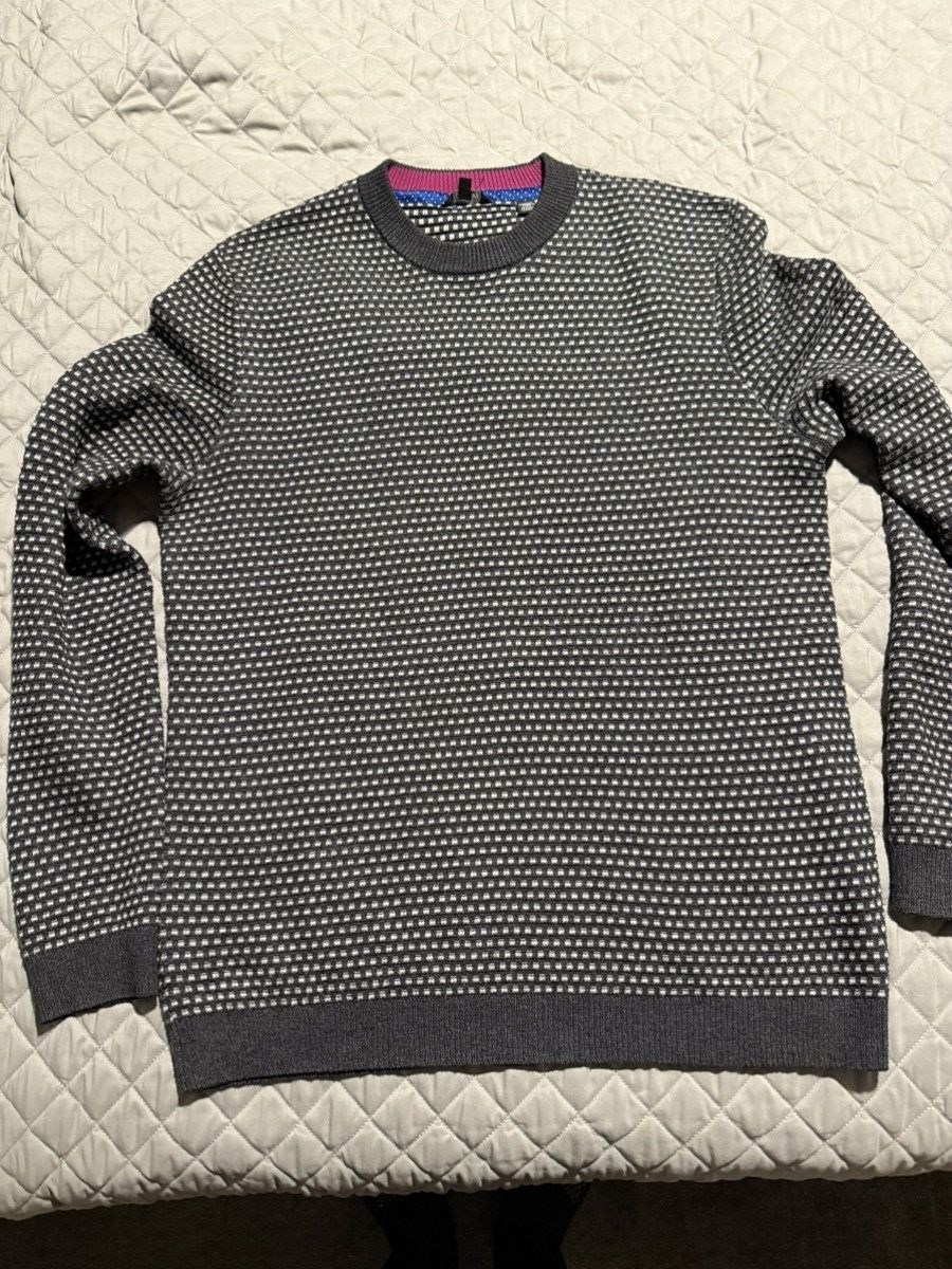 Ted Baker Ted Baker Jacquard Sweater (Size 4) Size US M / EU 48-50 / 2 - 3 Thumbnail