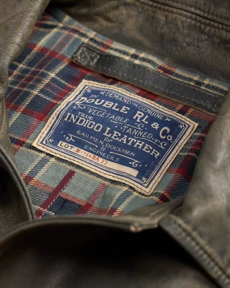 RRL Ralph Lauren RRL Ralph Lauren Men's 25 year old new blue dyed brake lea Size US M / EU 48-50 / 2 - 9 Thumbnail