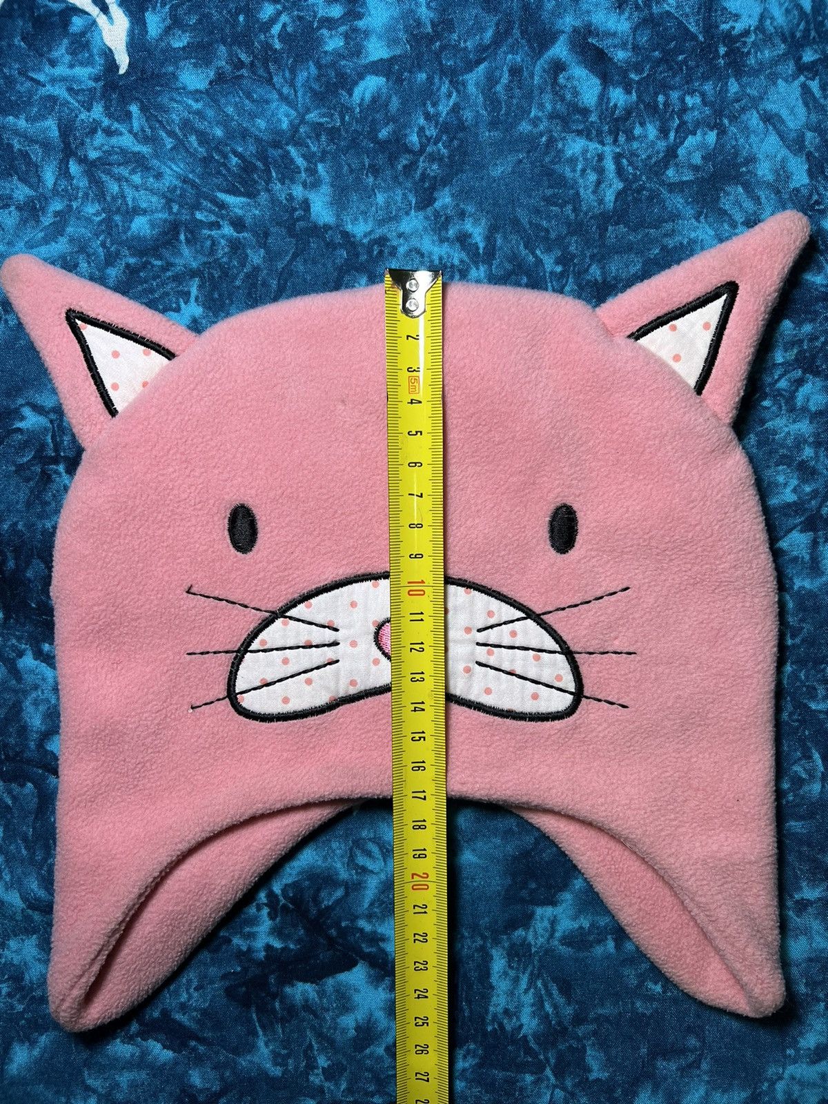 Japanese Brand Y2K Pink Cat Beanie Hat Fleese Cap Size ONE SIZE - 8 Thumbnail