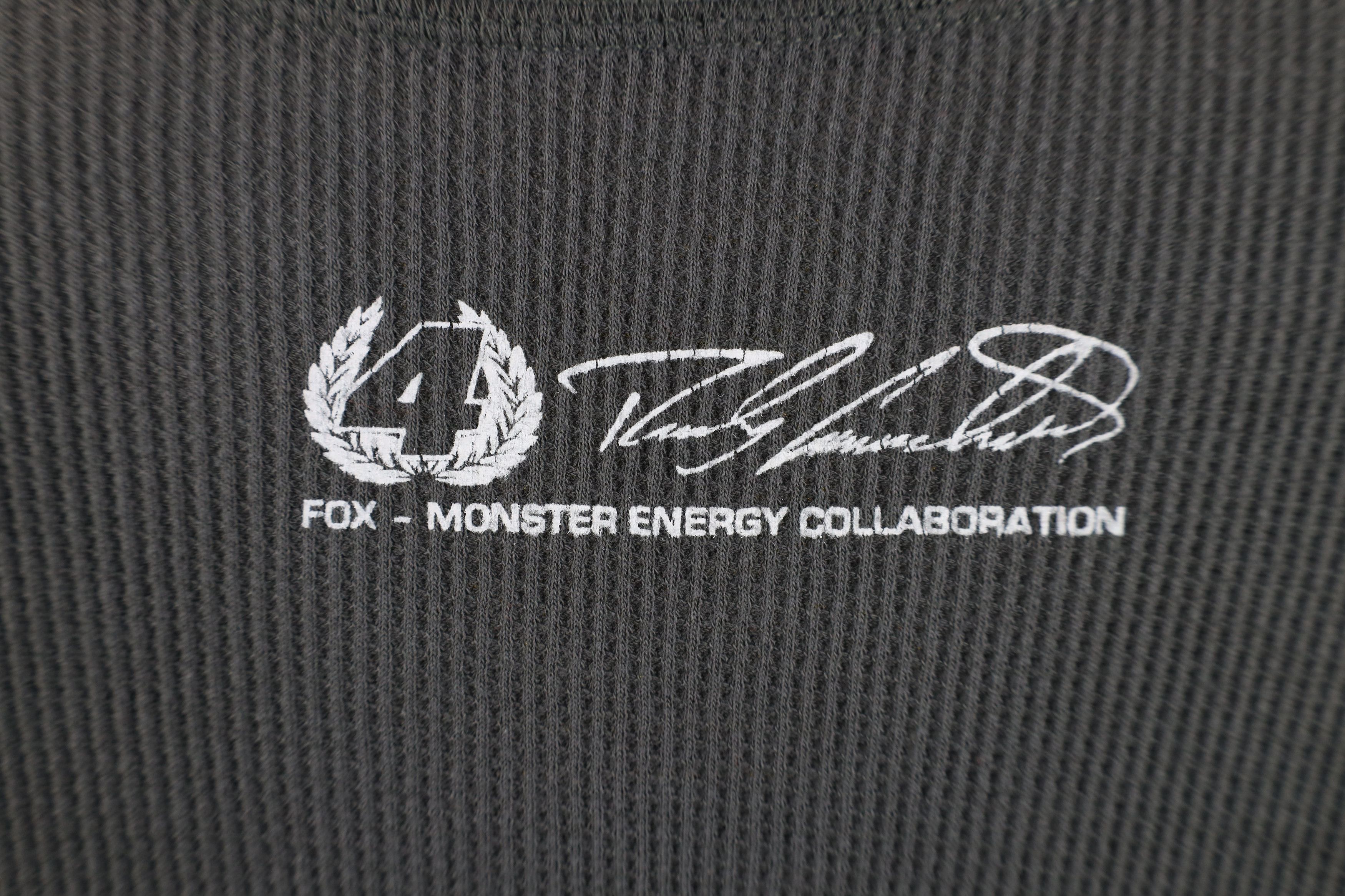 Fox Racing Fox Racing x Monster Energy Thermal Waffle Knit T-Shirt Size US XL / EU 56 / 4 - 12 Thumbnail