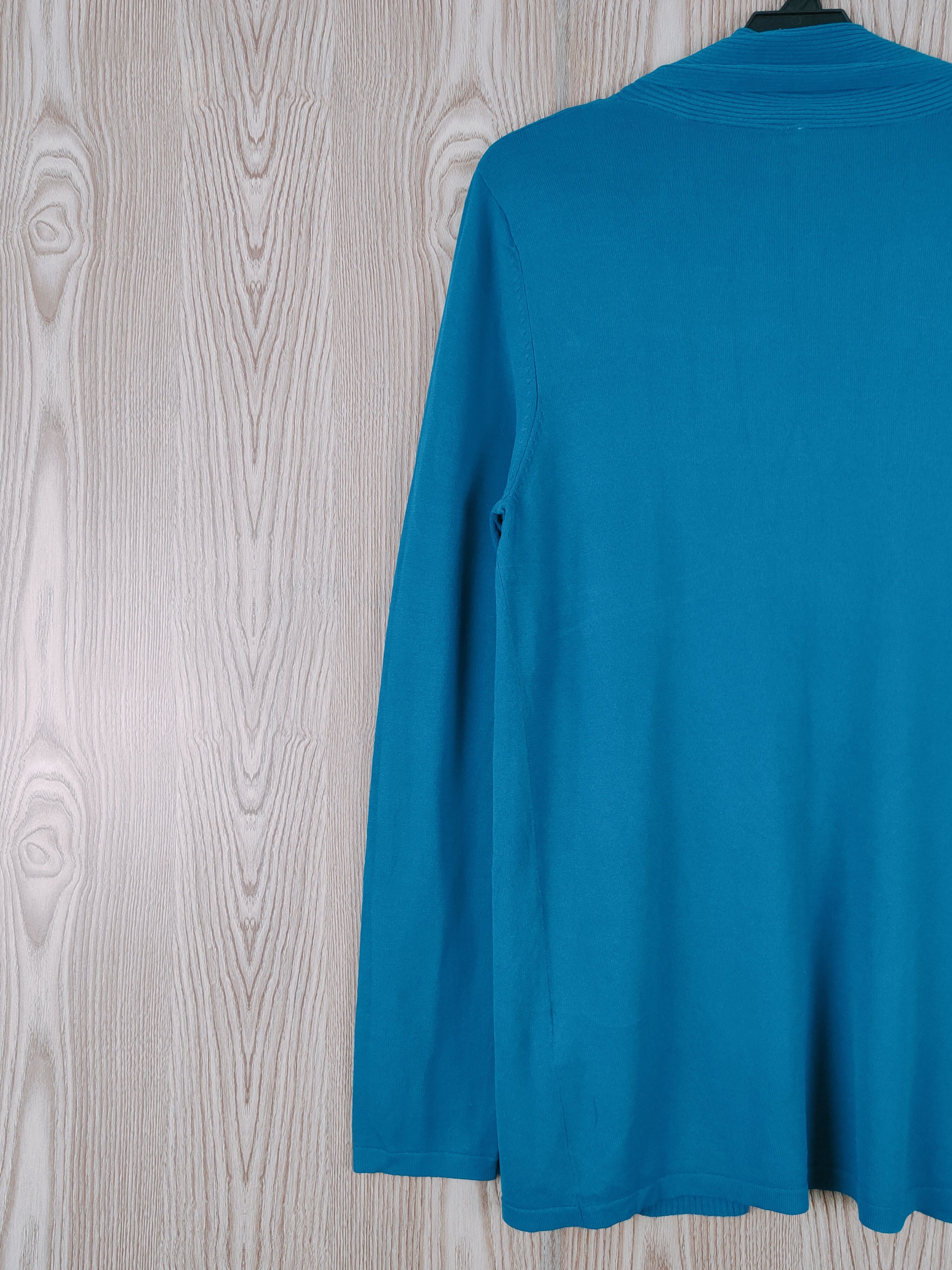 Homespun Knitwear × Japanese Brand Japanese Brand Blue Knitwear Cardigan #W805 Size L / US 10 / IT 46 - 8 Thumbnail